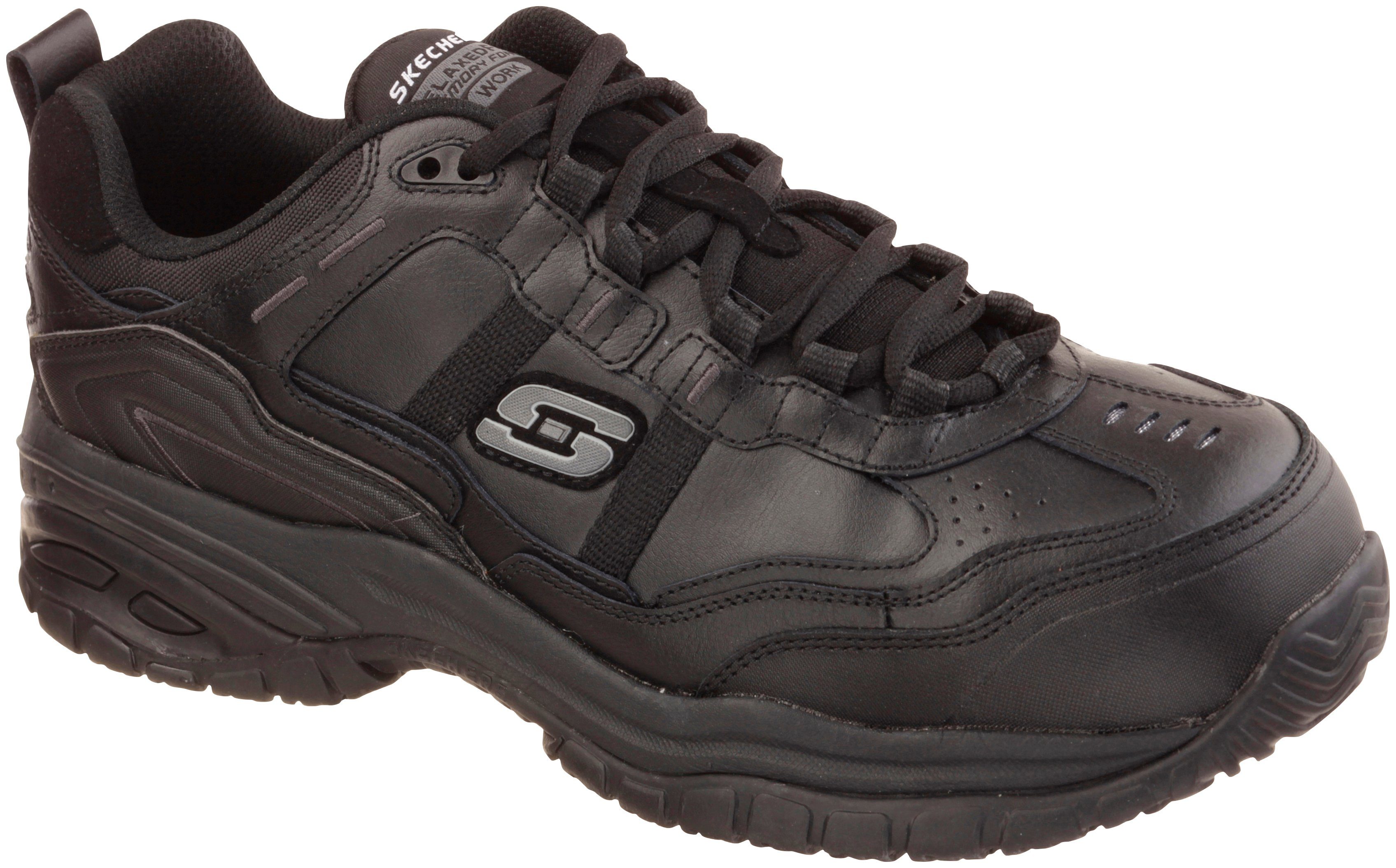 Skechers Veiligheidsschoenen SOFT STRIDE GRINELL SB FO SRA, van echt leer met memory foam inlegzool