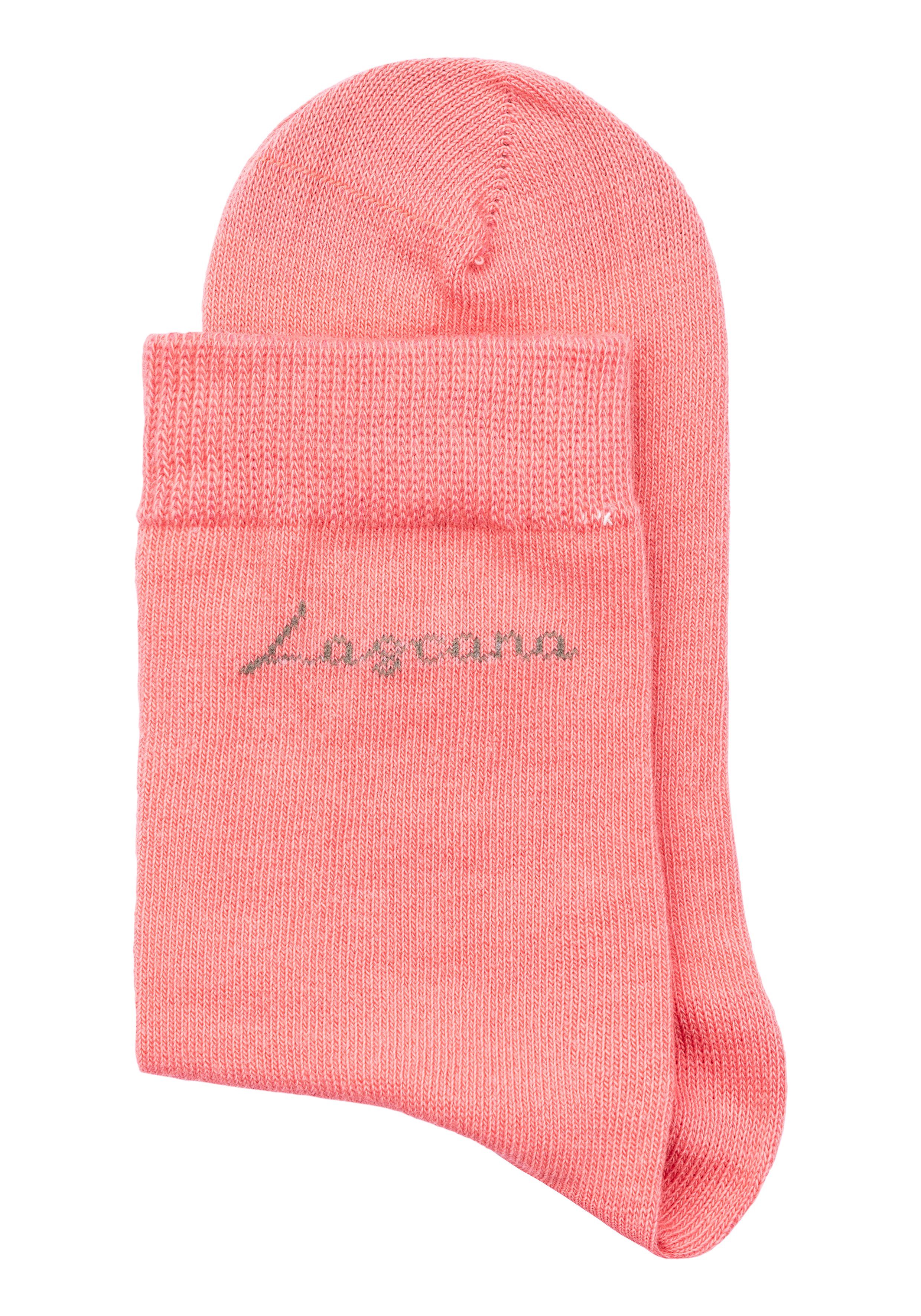 Lascana Basic sokken Believe in Yourself in aantrekkelijke cadeauverpakking (box, 4 paar)