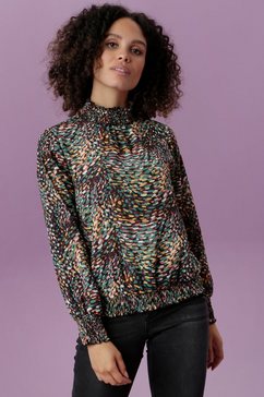 aniston casual blouse zonder sluiting met grafische print - nieuwe collectie multicolor