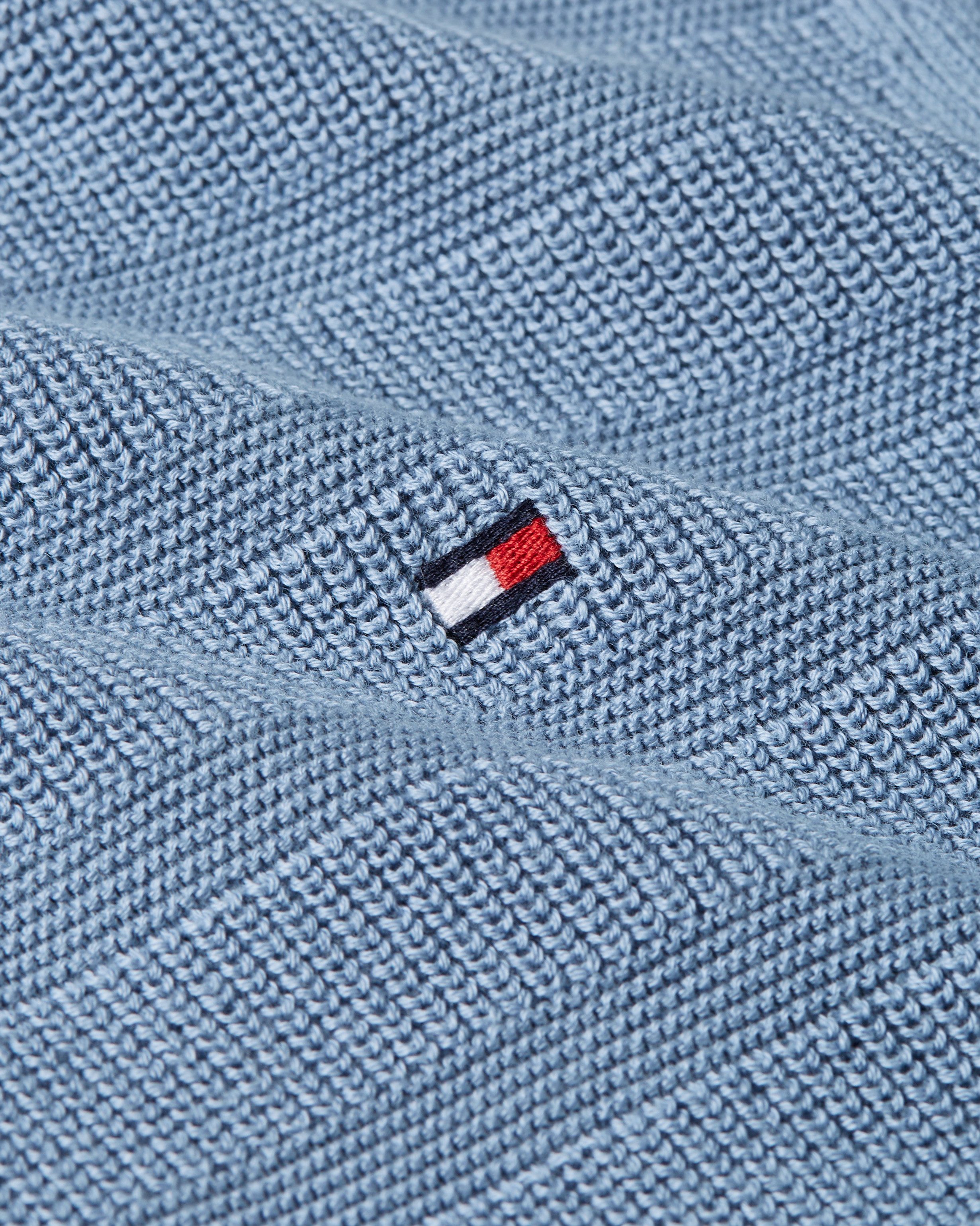 Tommy Hilfiger Schipperstrui STRIPE STRUCTURE ZIP MOCK