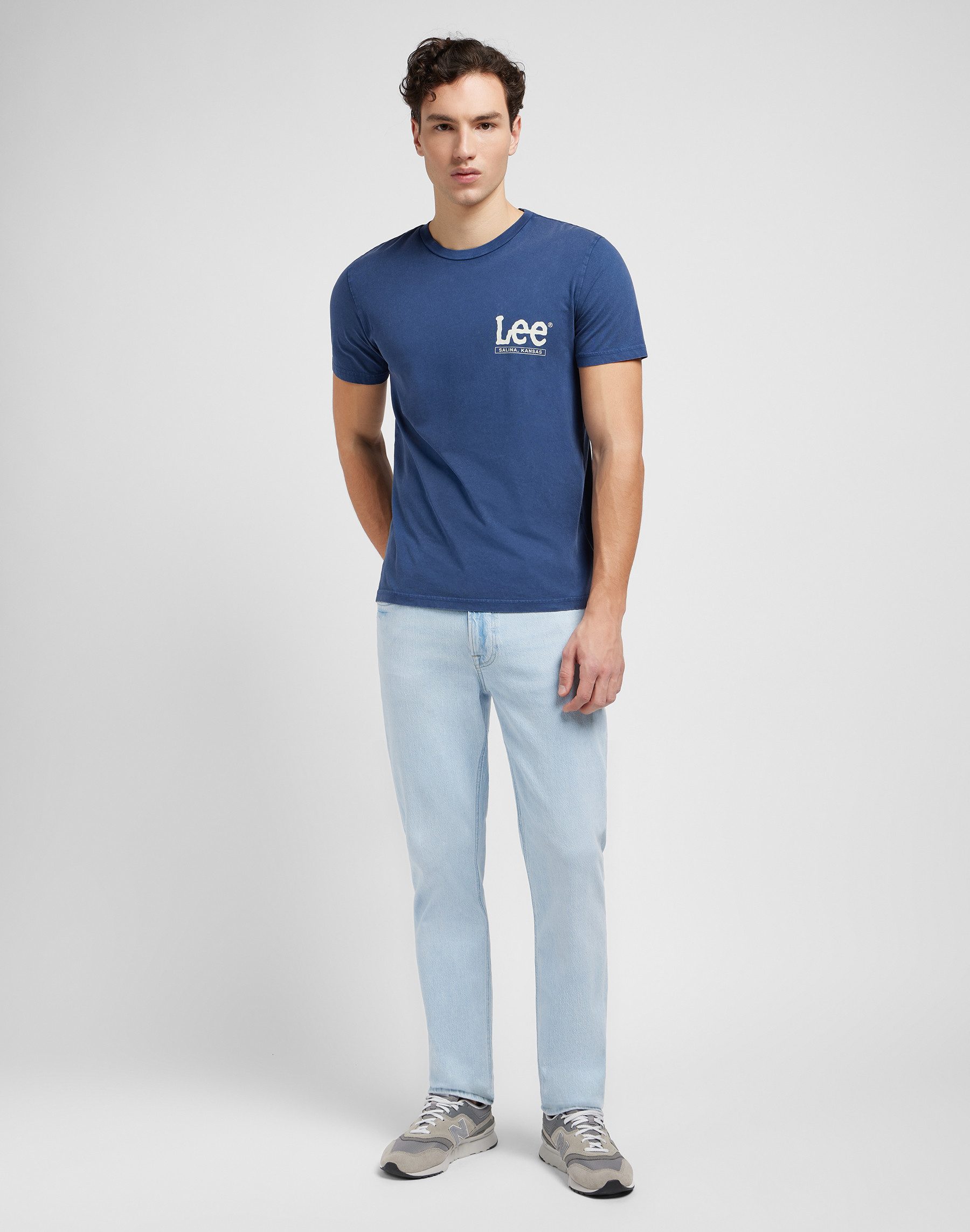Lee Shirt met print Thee van puur katoen