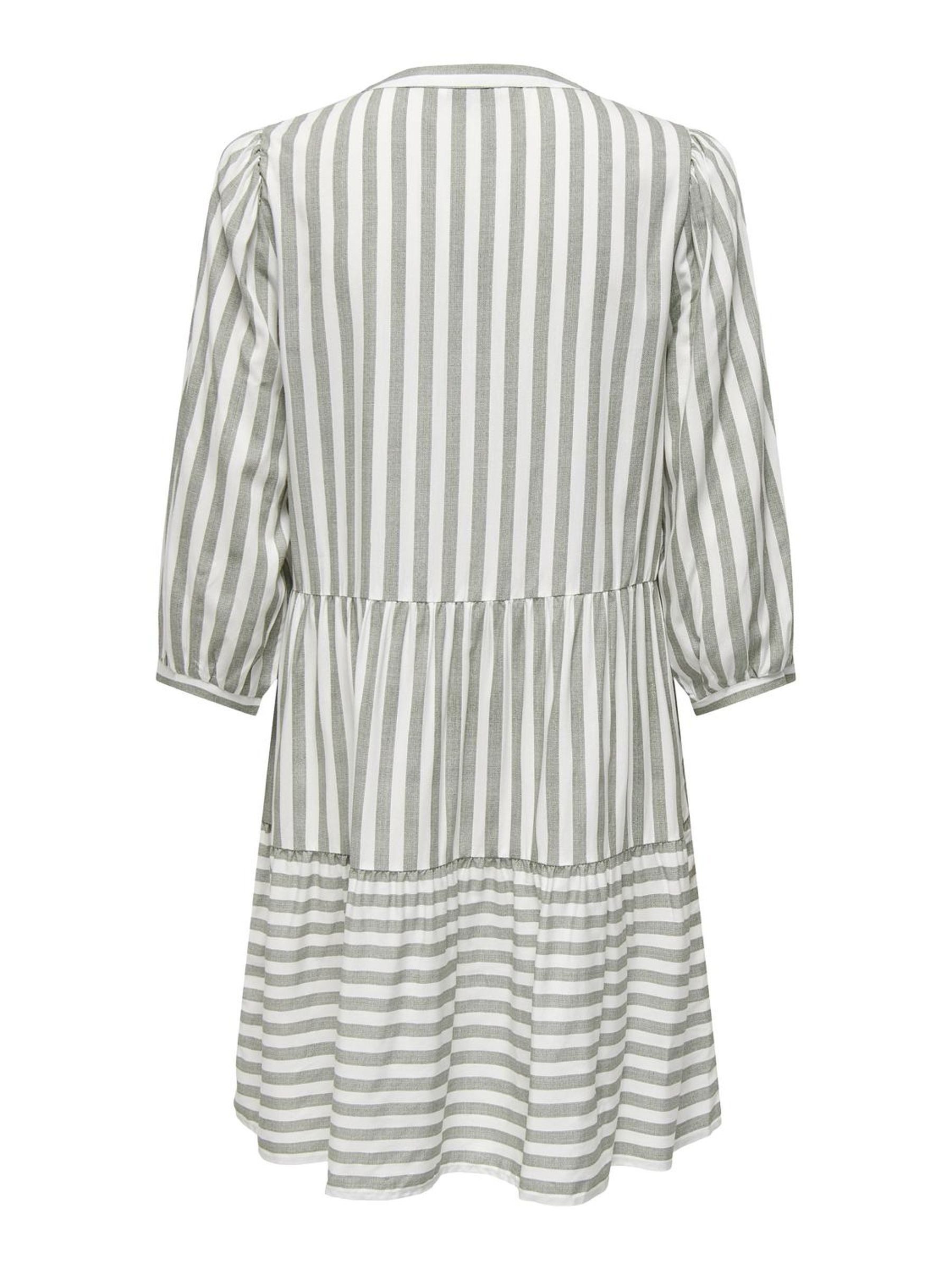Only Tuniekjurk ONLKAYA 3/4 PUFF SHORT DRESS WVN NOOS