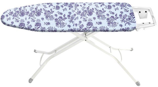 Maximex Strijkplankhoes Model Keramiek M Bloem Strijktafelhoes met hitte-reflectie en padding, tot 126 x 41 cm