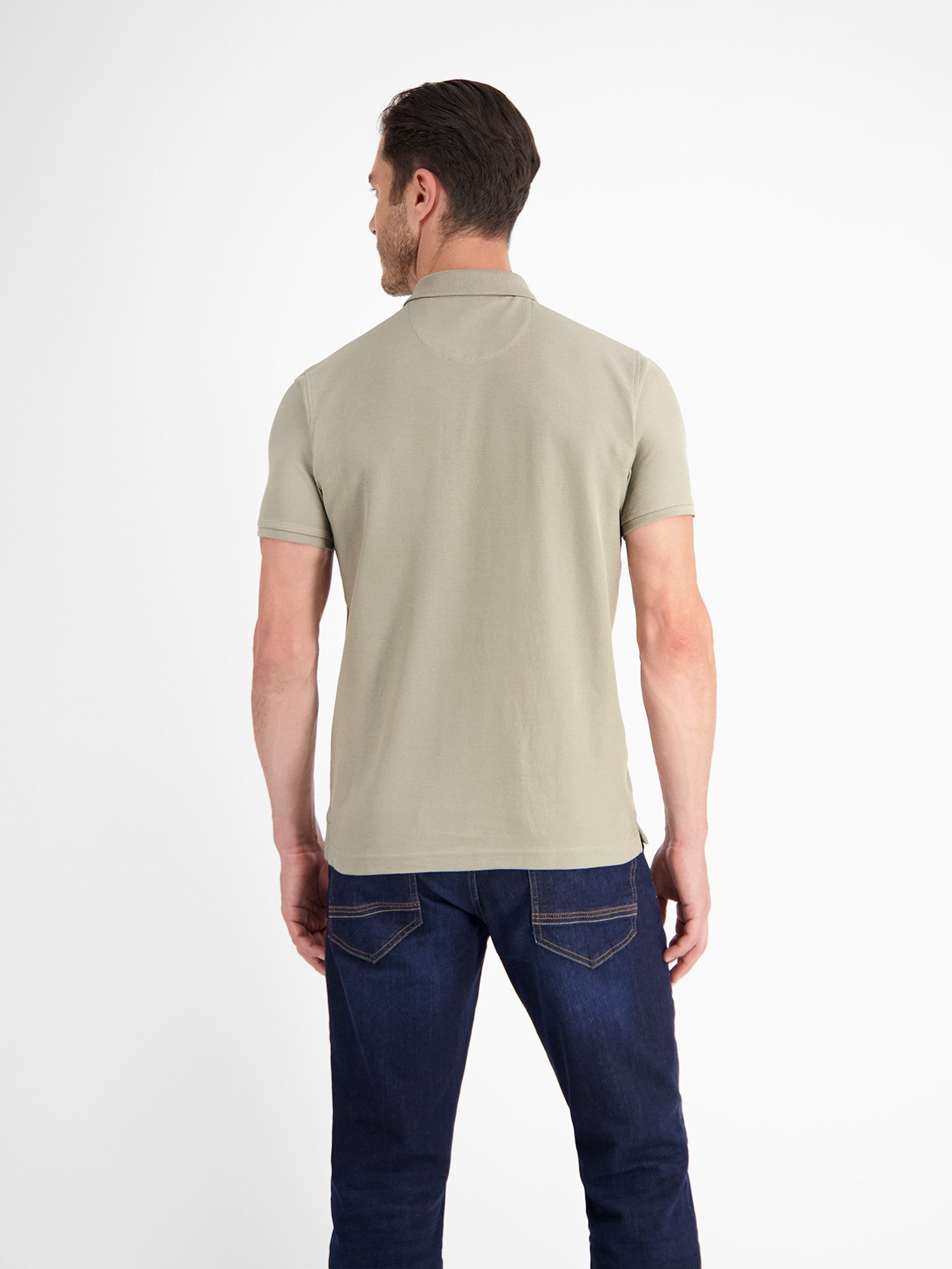 Lerros Poloshirt LERROS klassieke polostijl in *Cool & Dry* piquékwaliteit