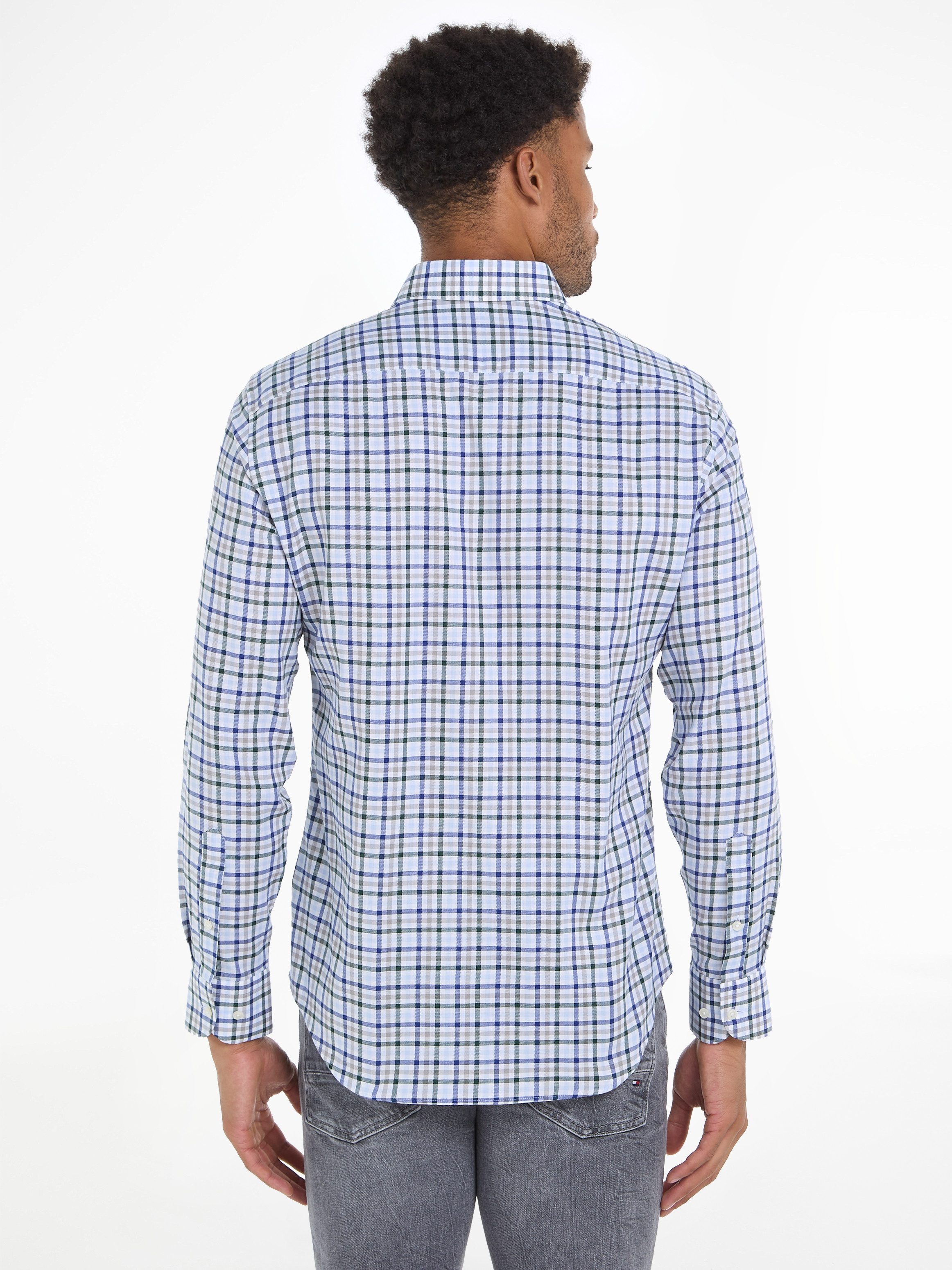 Tommy Hilfiger Businessoverhemd CL STRETCH TWILL GINGHAM RF SHRT