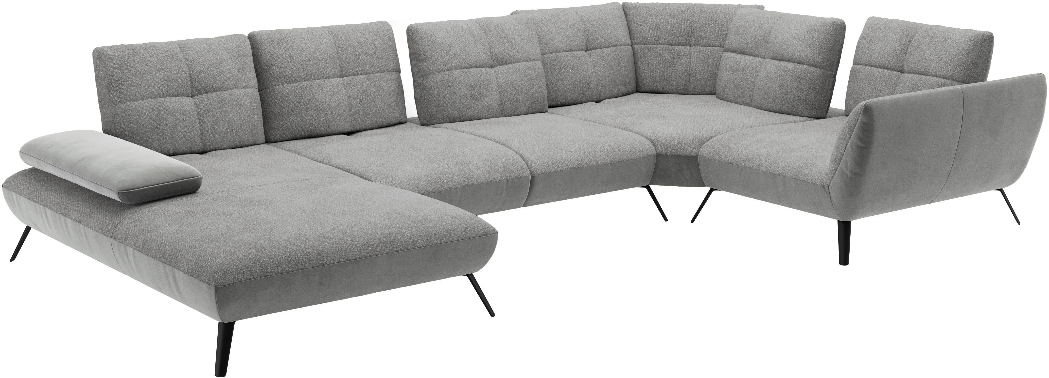 Places of Style Zithoek Mikado U-vorm incl. zitdiepteverstelling en armleuningverstelling