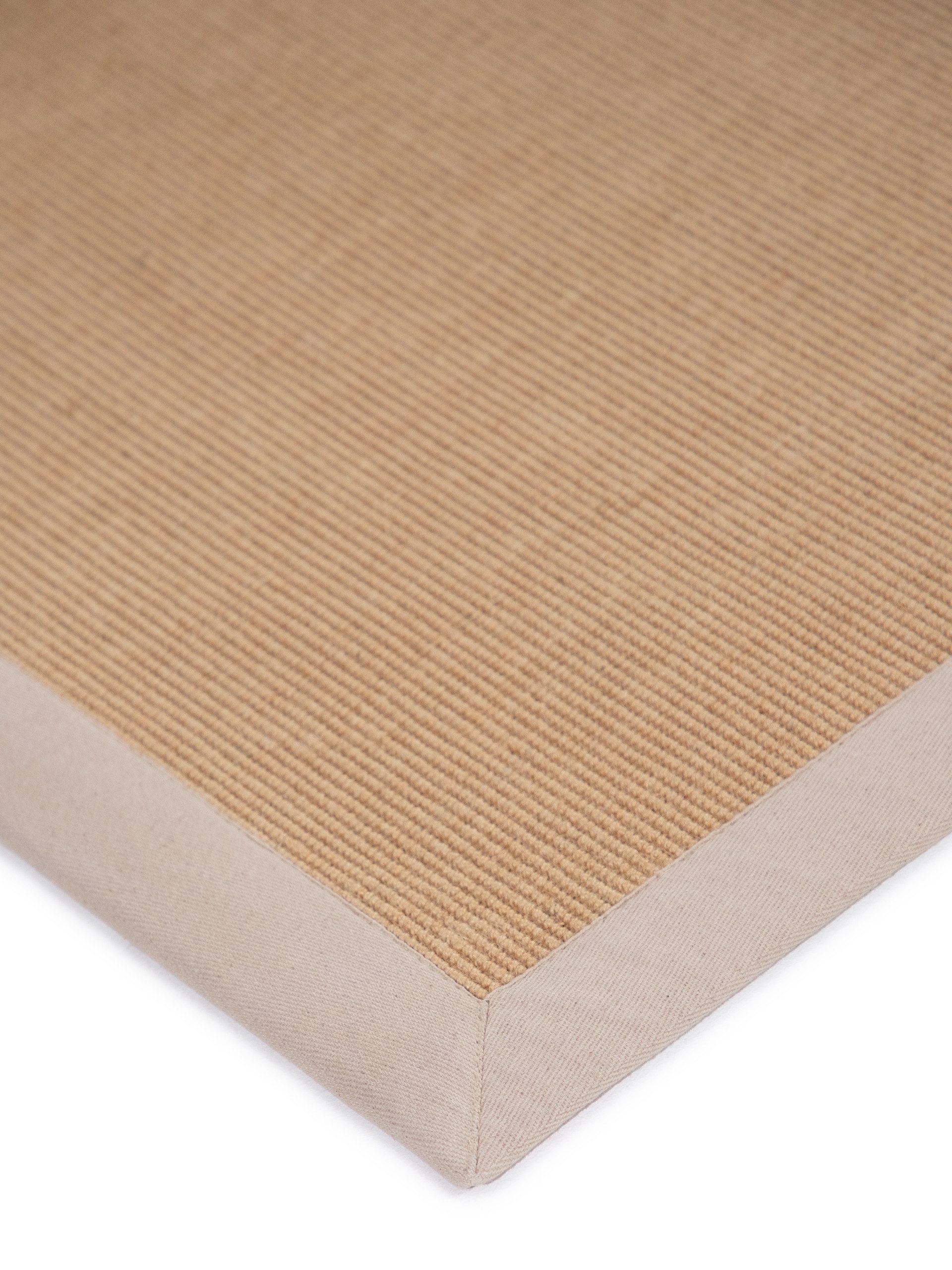 carpetfine Sisalkleed Sisal met gekleurd randdessin, antislip achterzijde