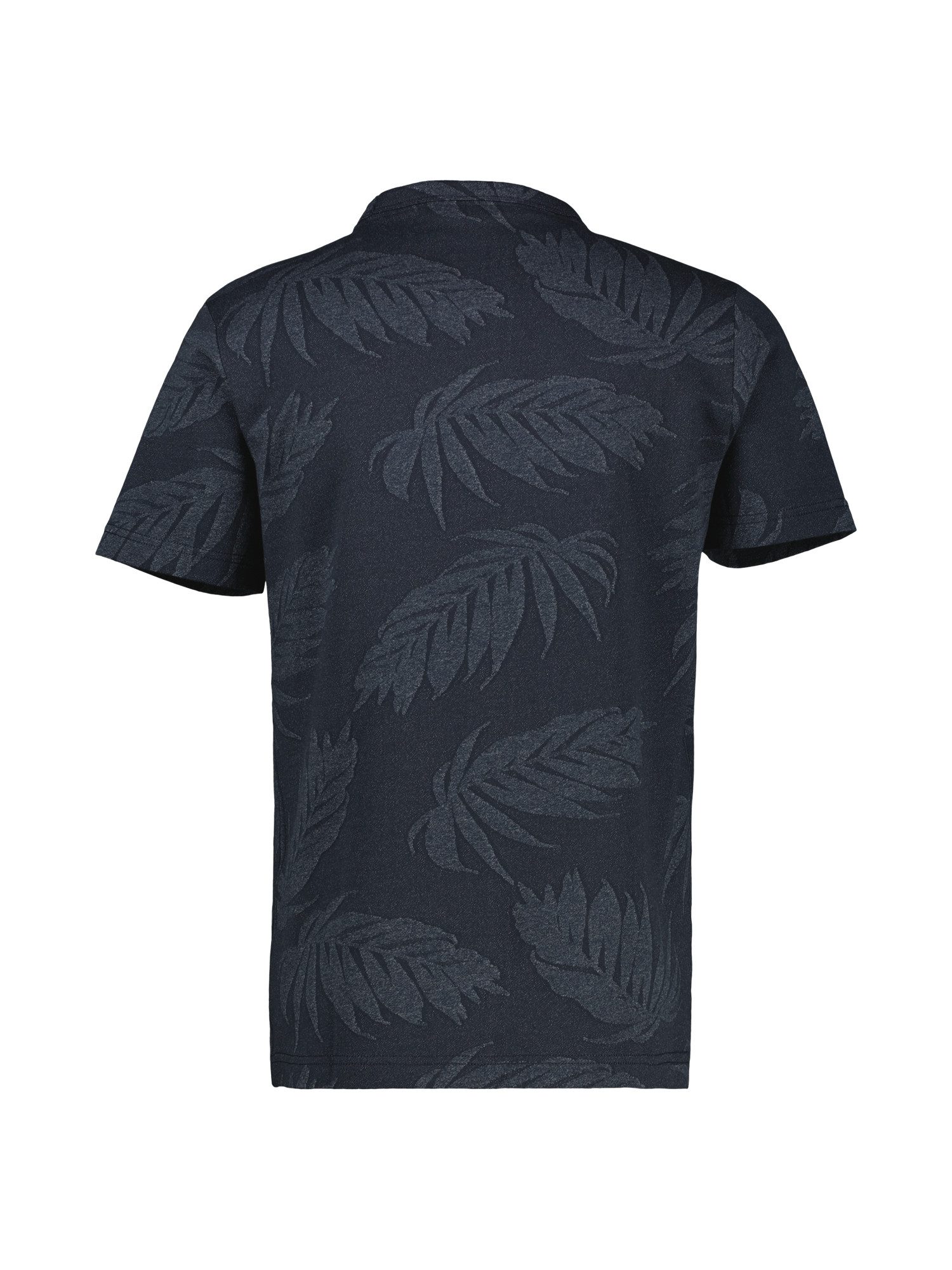 Lerros T-shirt LERROS jacquard T-shirt voor heren
