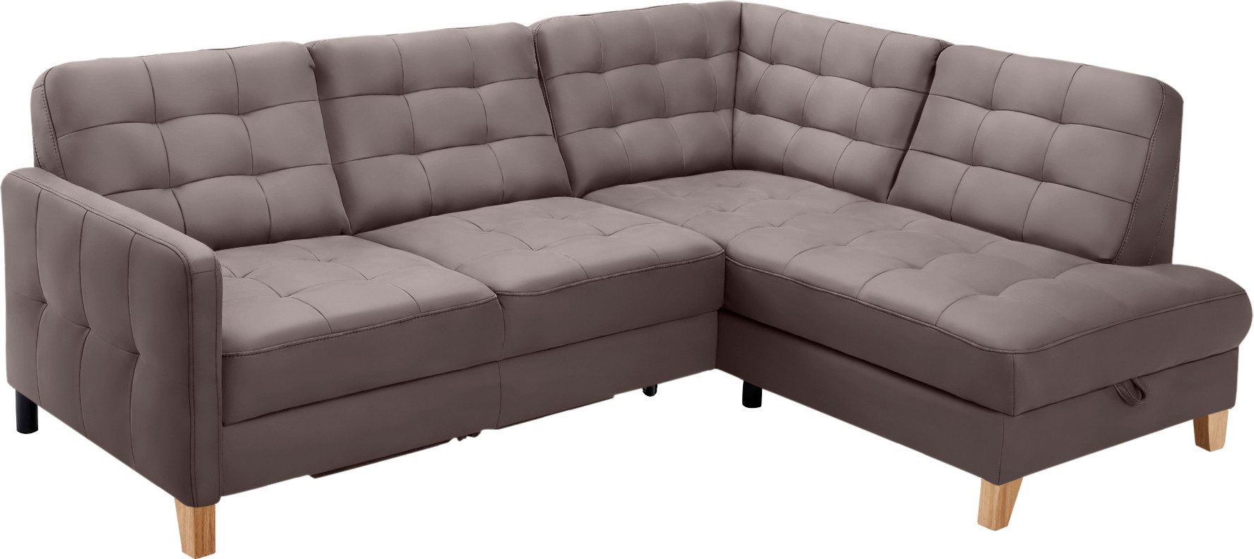 exxpo - sofa fashion Hoekbank Elio, compact en comfortabel, handig, tijdloos design, L-vorm