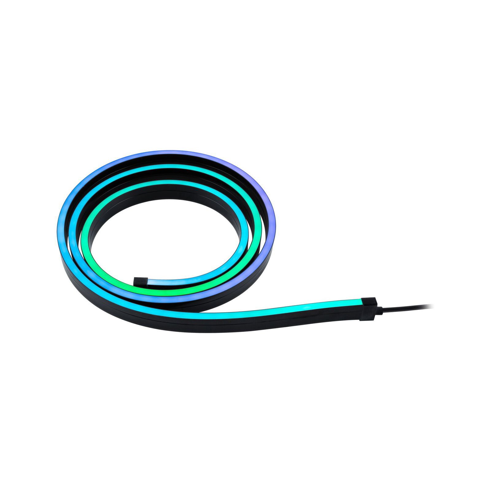 Paulmann Led-lichtslang Entertain LED slang zwart neon RGB+ Kleurwisselaar & kleurregeling & dimmer (1 stuk)