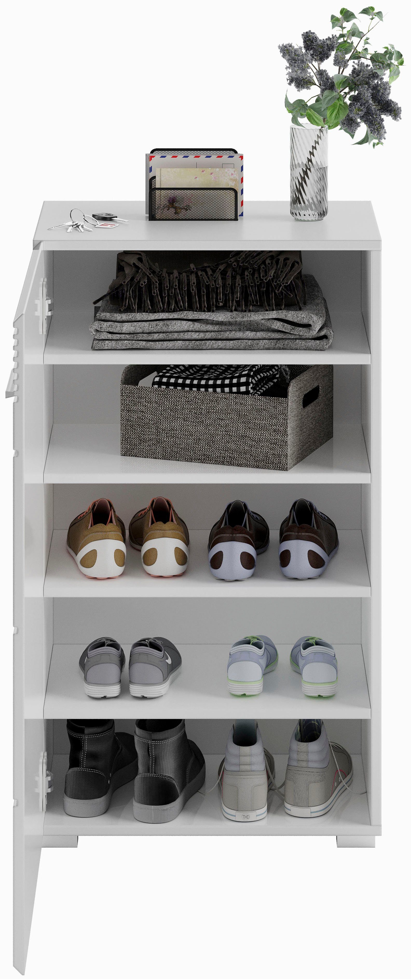 INOSIGN Halmeubelset Malmö, Breedte 115 cm, MDF Front met groeffrezing, 3-delig, bestaande uit: (3-delig)