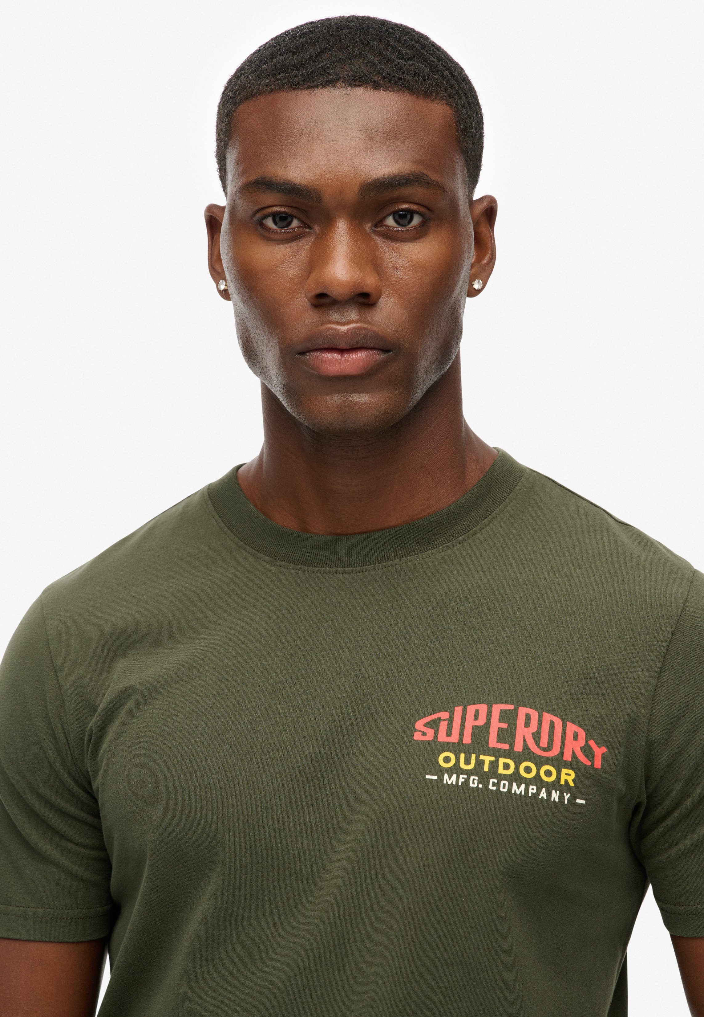 Superdry Shirt met ronde hals