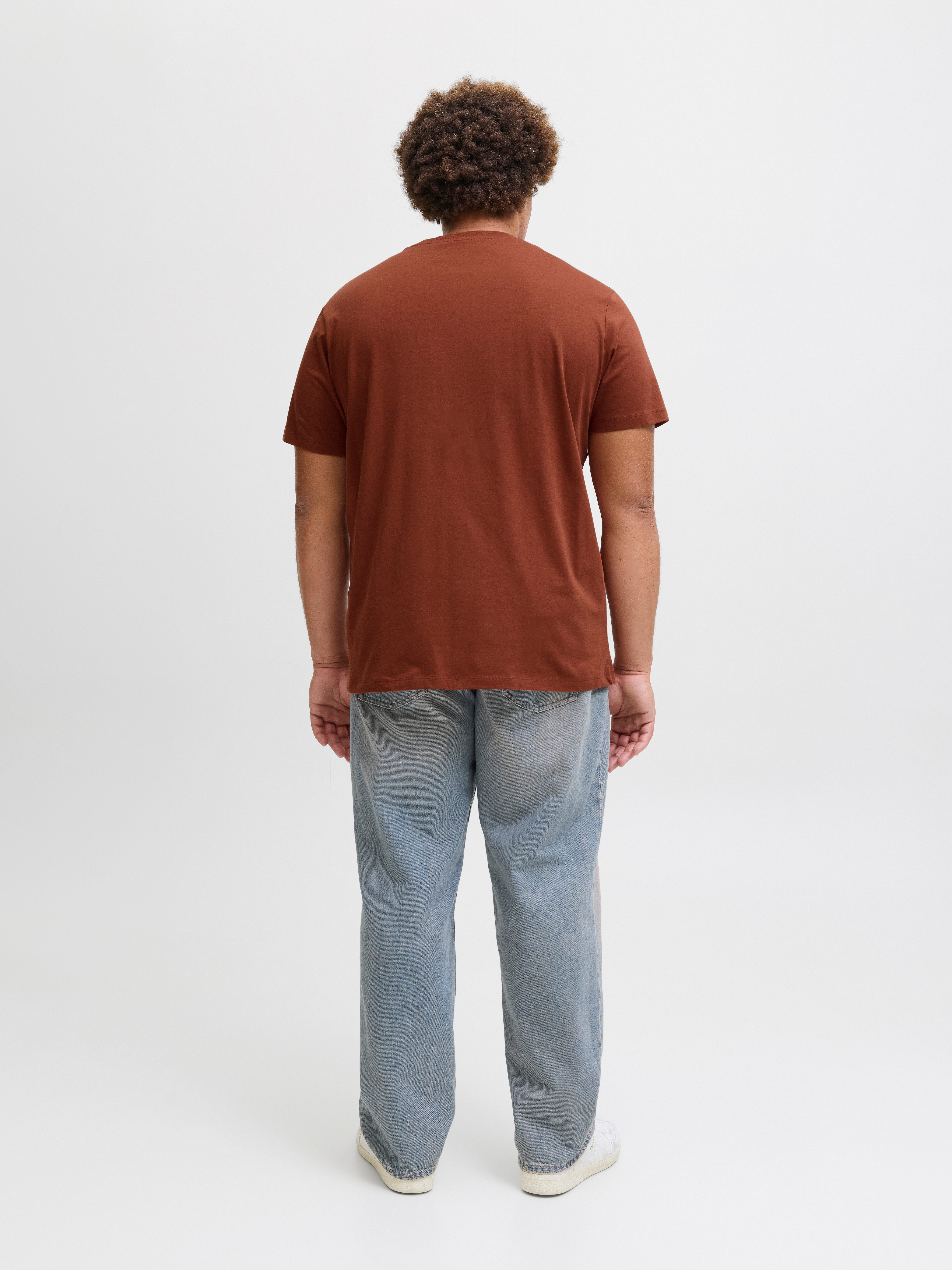 Jack & Jones PlusSize T-shirt JJECALEB VARSITY TEE SS O-NECK NOOS PLS