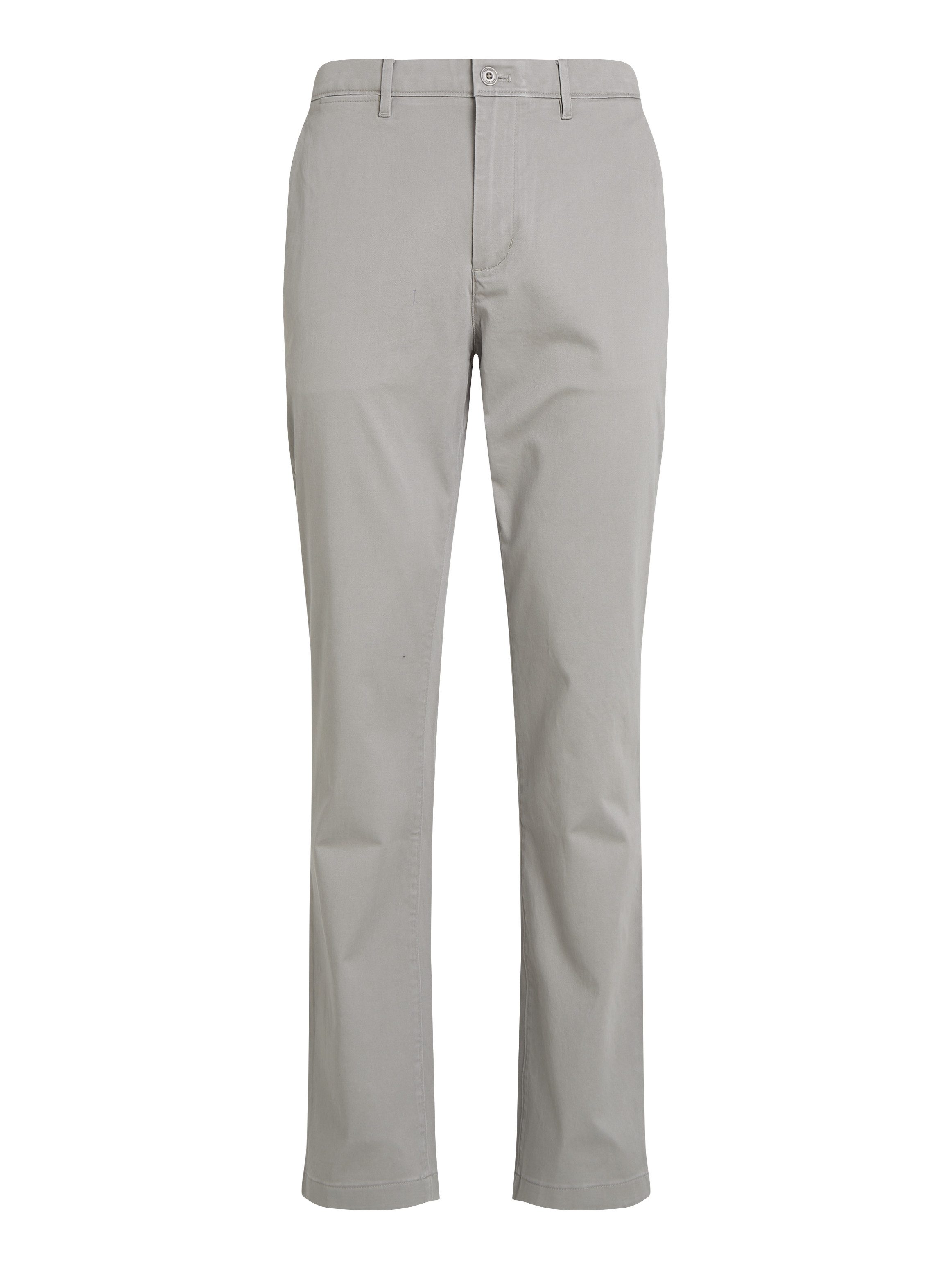 Tommy Hilfiger Chino DENTON CHINO SATIN met achterzakken met knoop logo-borduursel