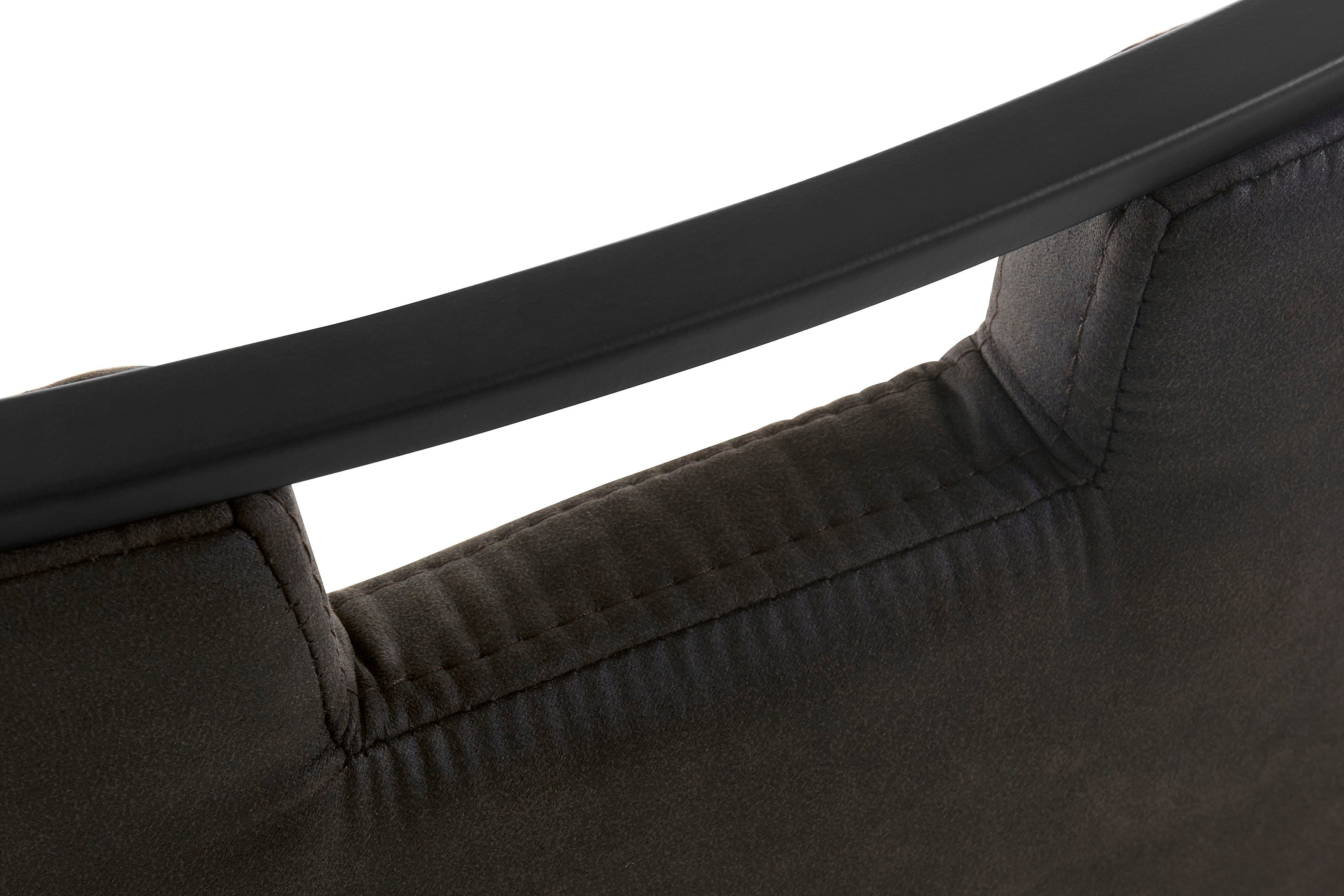 HELA Eetkamerstoel LENA 1, 2 en 4 stuks, met binnenvering bekleding, sledestoel