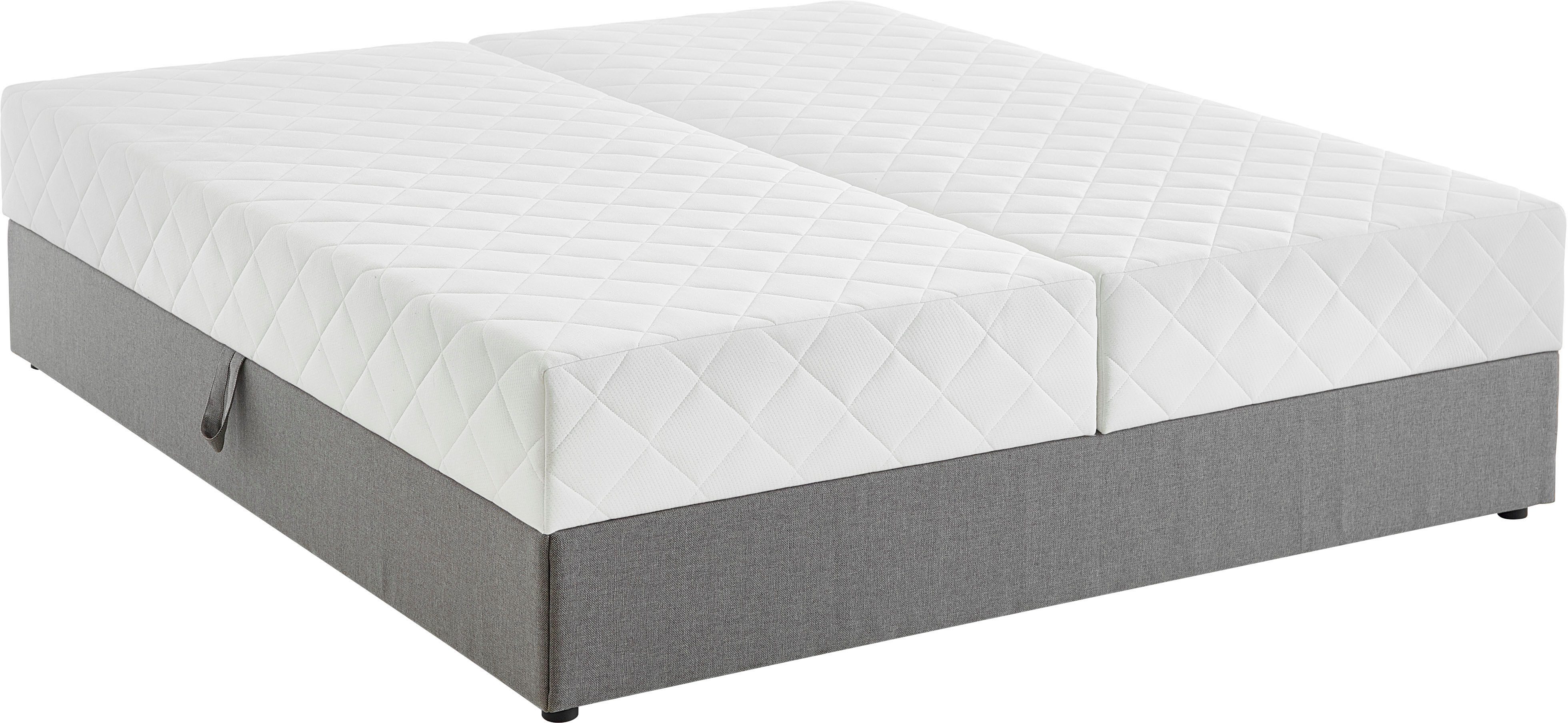 ATLANTIC home collection Boxspring BELINA met pocketveringmatras en ruime bedlade