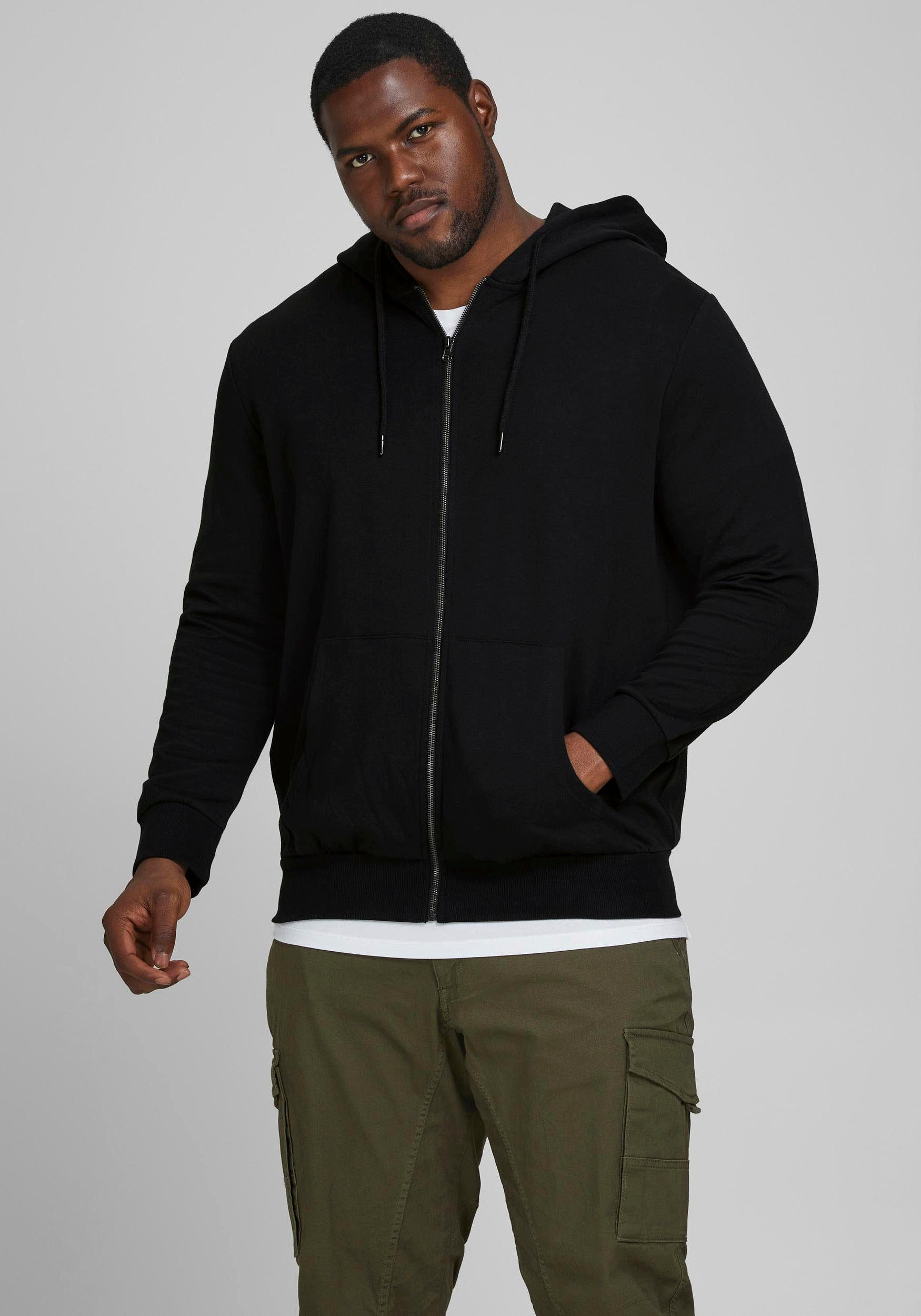 Jack & Jones PlusSize Capuchonsweatvest BASIC SWEAT ZIP HOOD