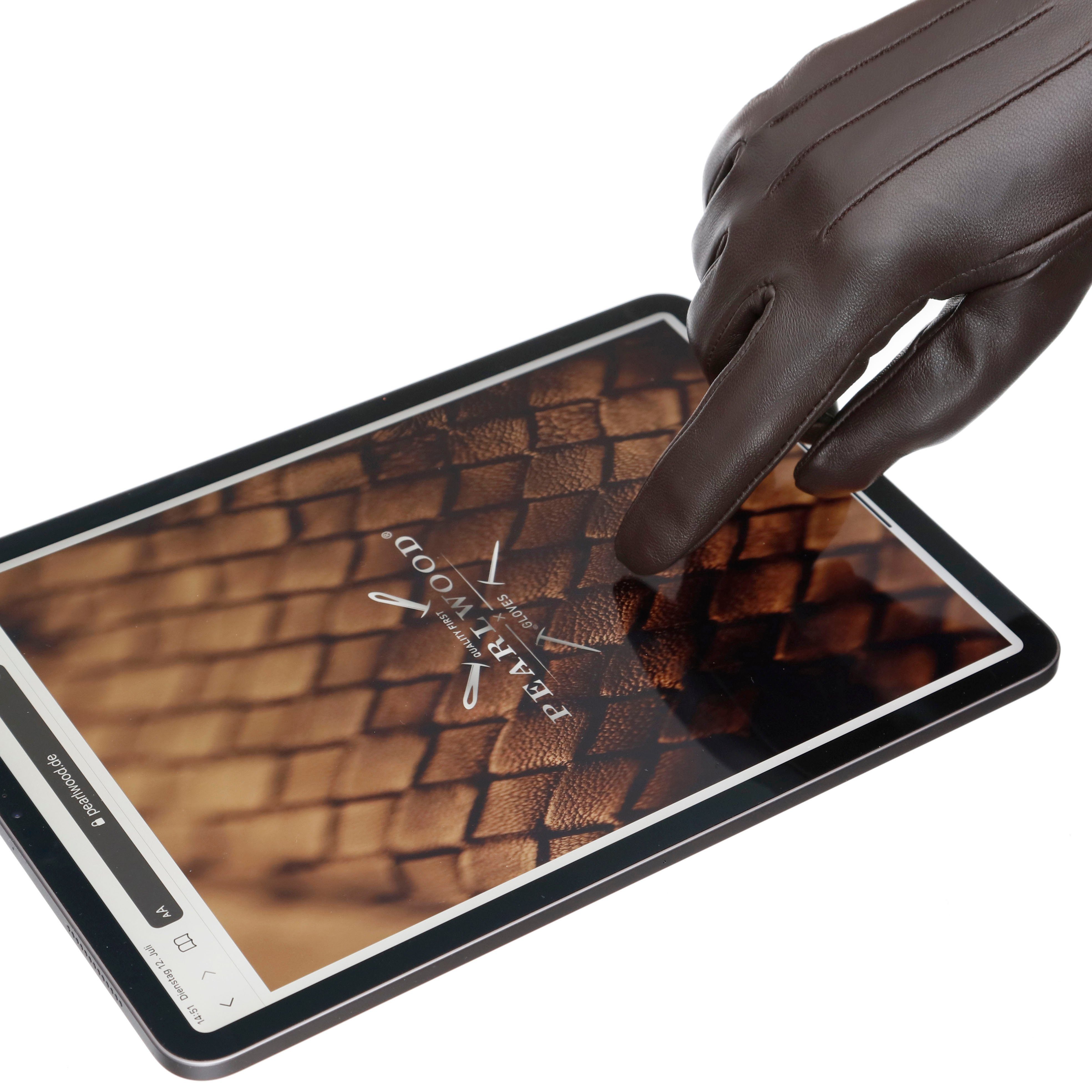 PEARLWOOD Leren handschoenen Lipa Touchscreen bewezen - bedienbaar met 10 vingers