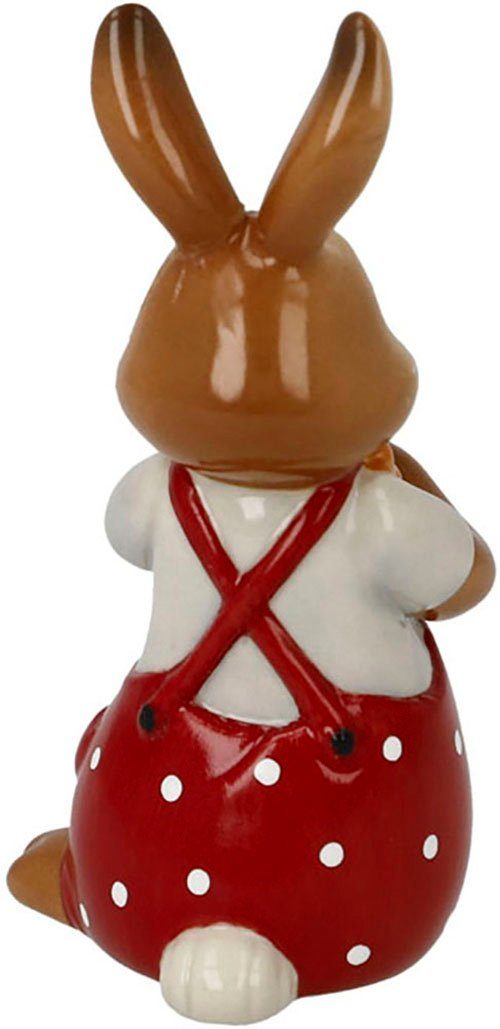 Goebel Paashaas Figuur Haas - Schattige Fluitspeler Osterfiguur, decoratieve figuur, Pasen, Pasen decoratie (1 stuk)