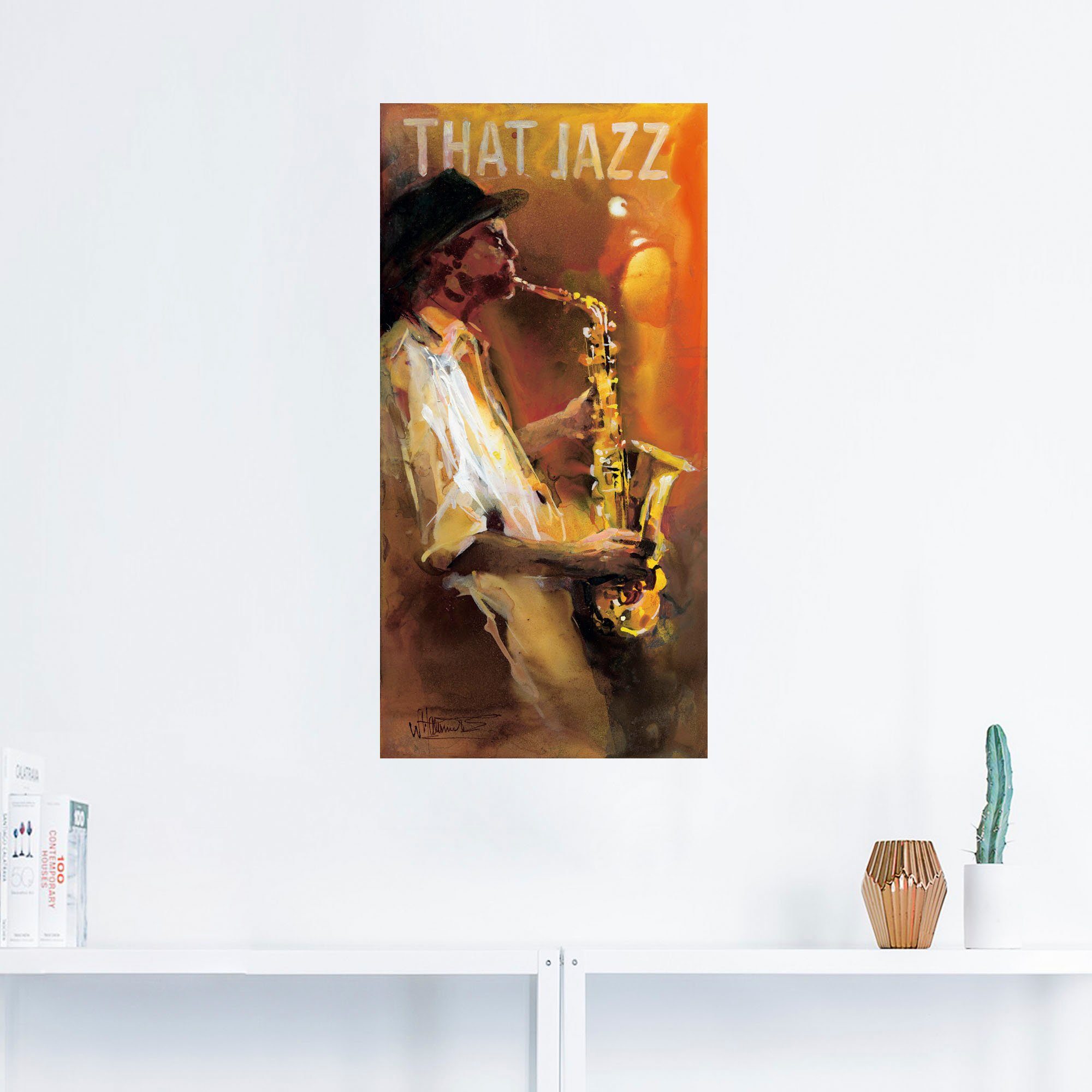 Artland Artprint Jazz als poster, muursticker in verschillende maten