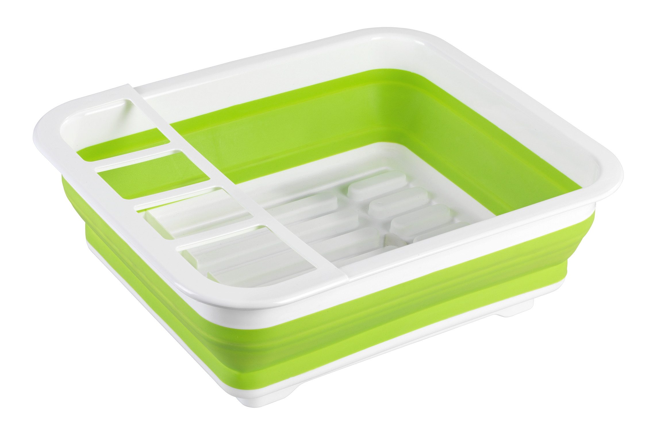WENKO Afdruiprek Model Gaia Afmeting ca.: 36,5 x 31 x 13 cm schoonmaakbenodigdheden groen