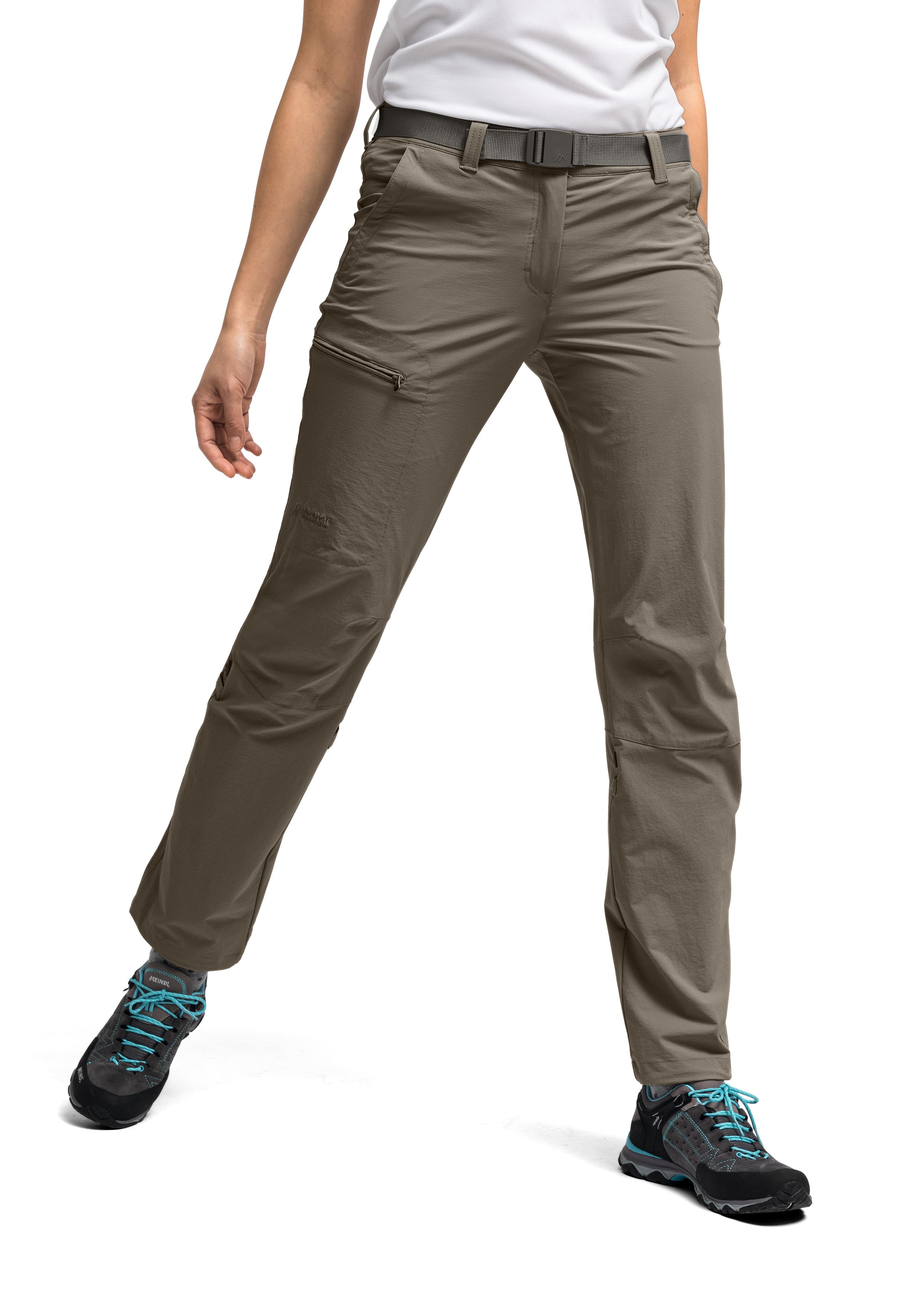Maier Sports Functionele broek Lulaka Dames wandelbroek, ventilerende outdoorbroek met oprolfunctie