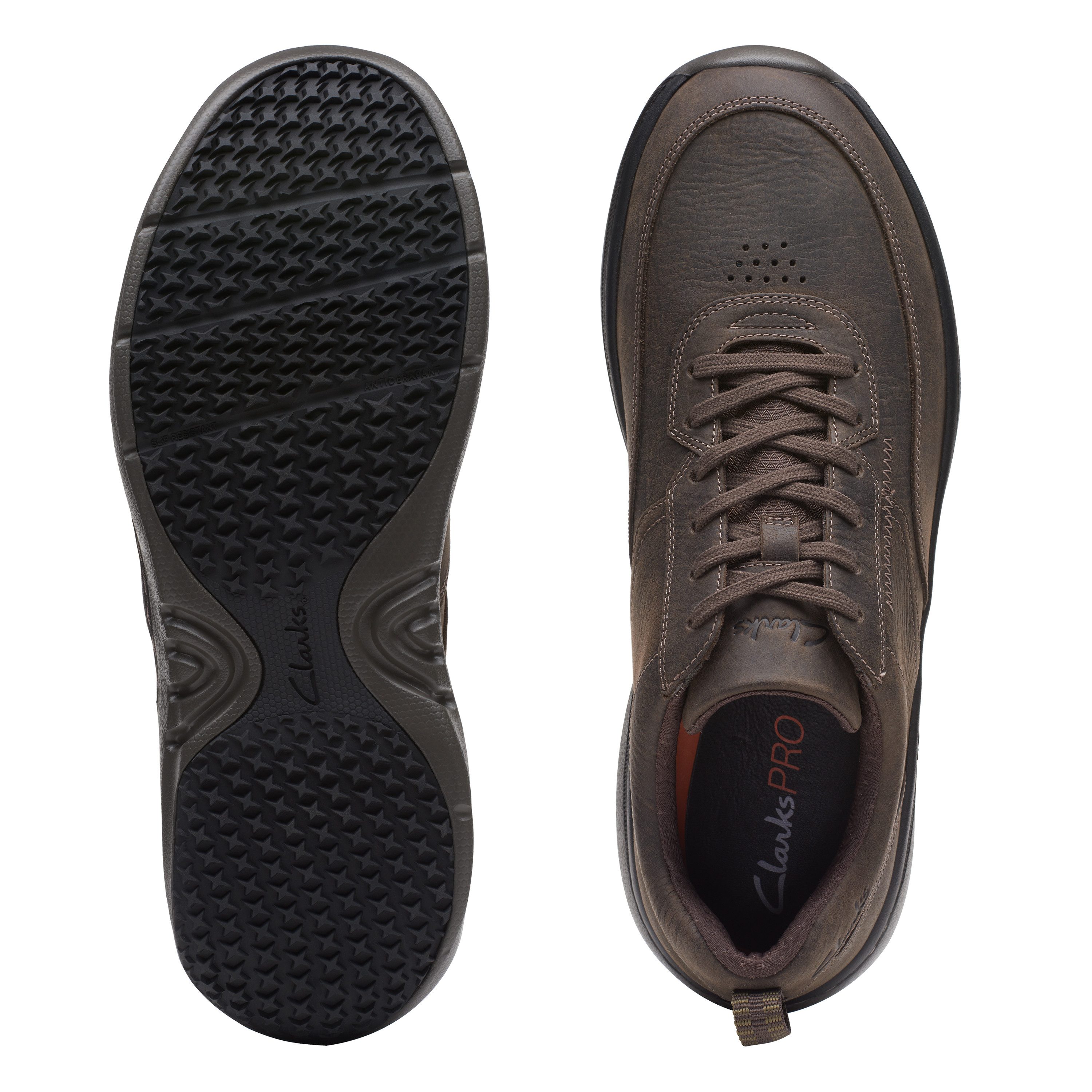 Clarks Veterschoenen ClarksPro Lace , veterschoen, comfortabele schoen met een comfortabele loopzool