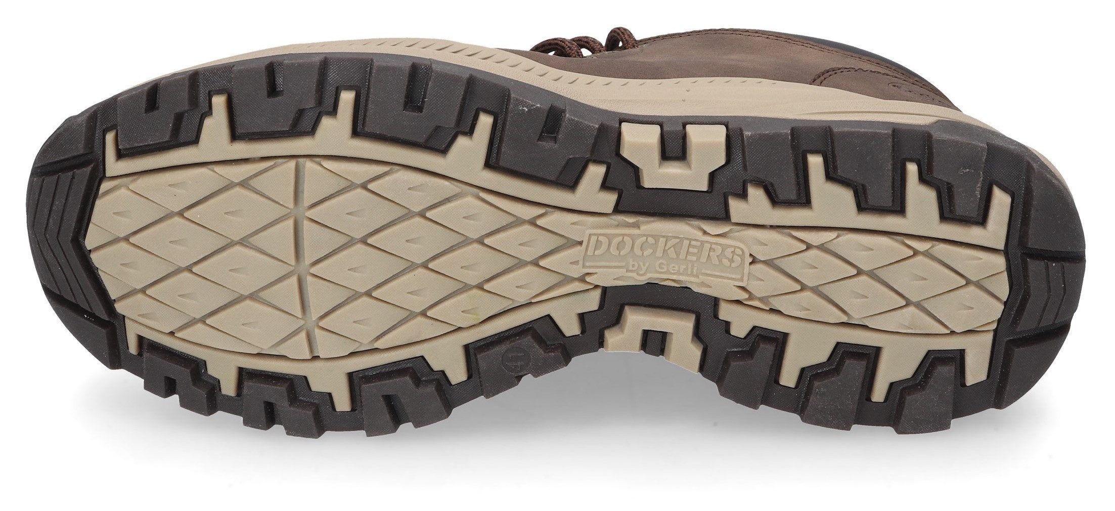 Dockers by Gerli Veterschoenen trekking laarzen, veterschoenen met modieuze mocassin-decoratieve naad