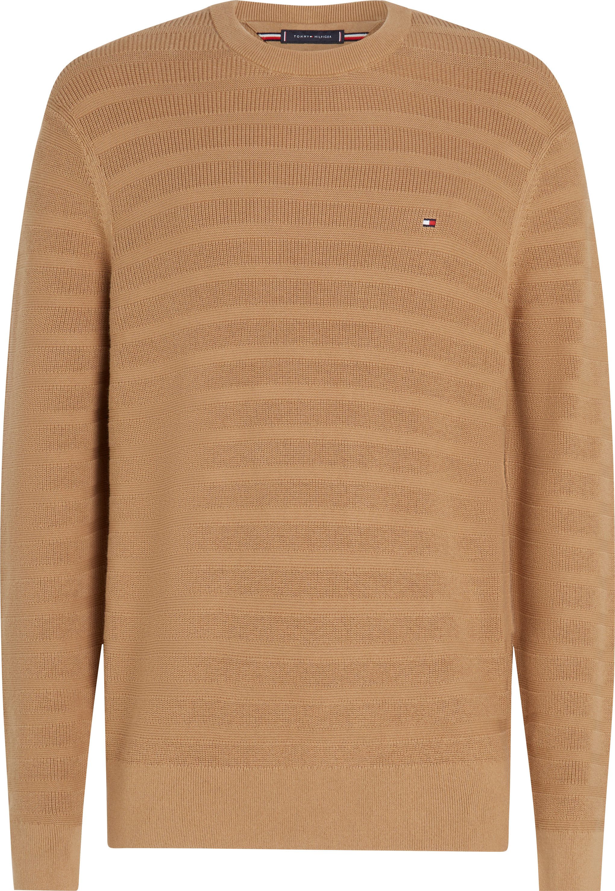 Tommy Hilfiger Trui met ronde hals STRIPE STRUCTURE