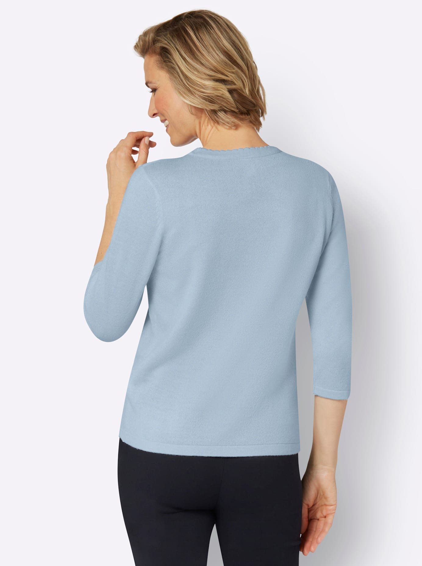 Classic Basics Trui met korte mouwen Trui met ronde hals