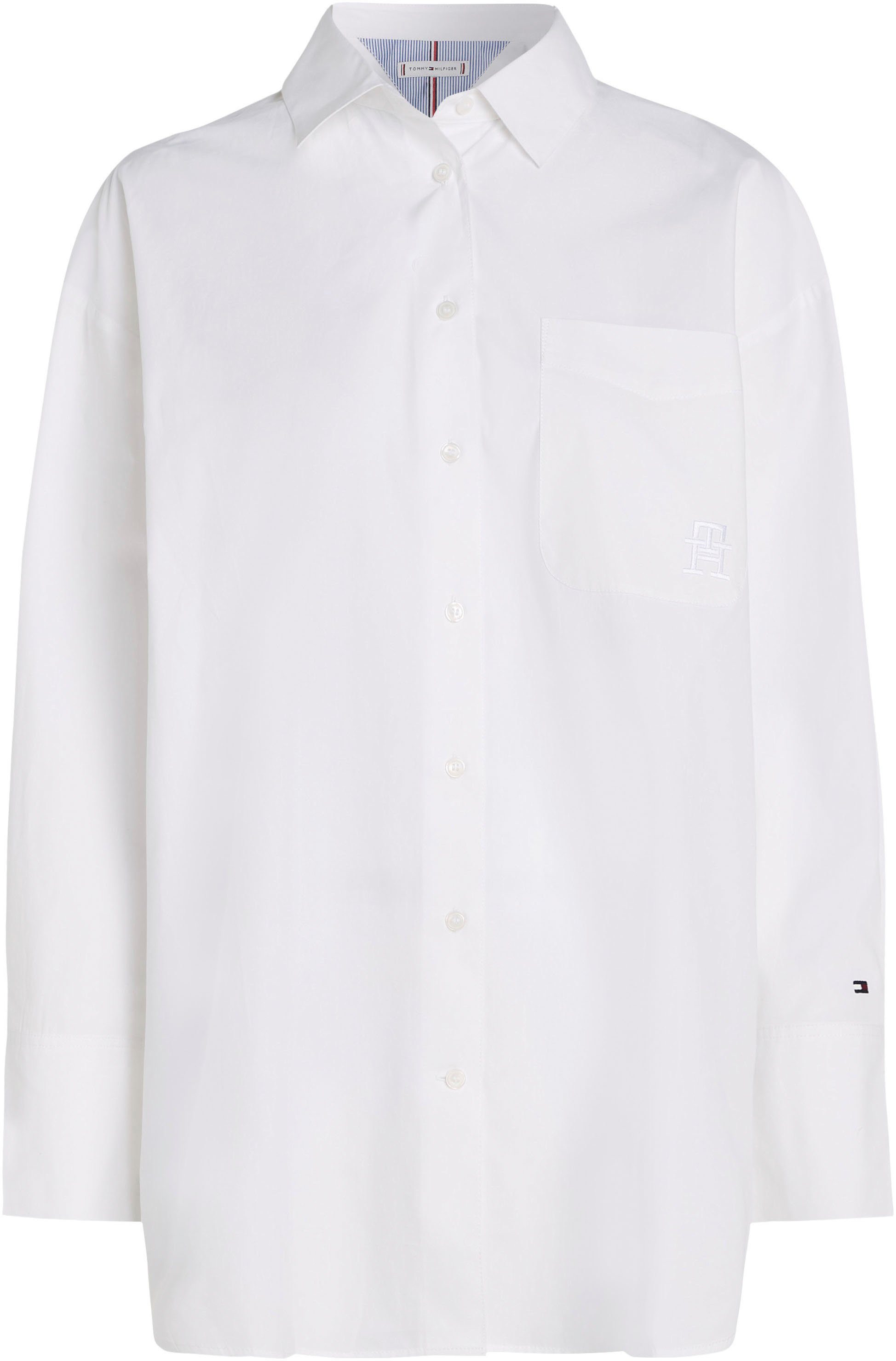 Tommy Hilfiger Overhemdblouse MD ESSENTIAL LOOSE FIT SHIRT