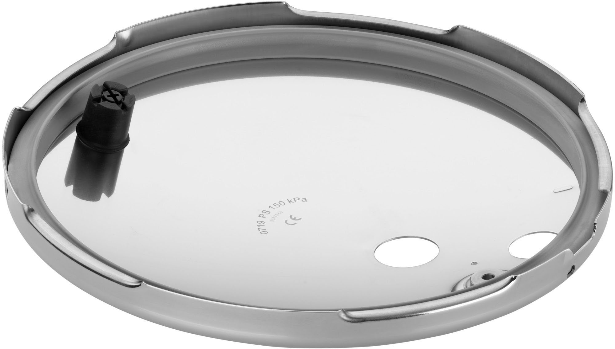 WMF Snelkookpan Perfect Plus Stoompan met een afneembare dekselgreep, inductie