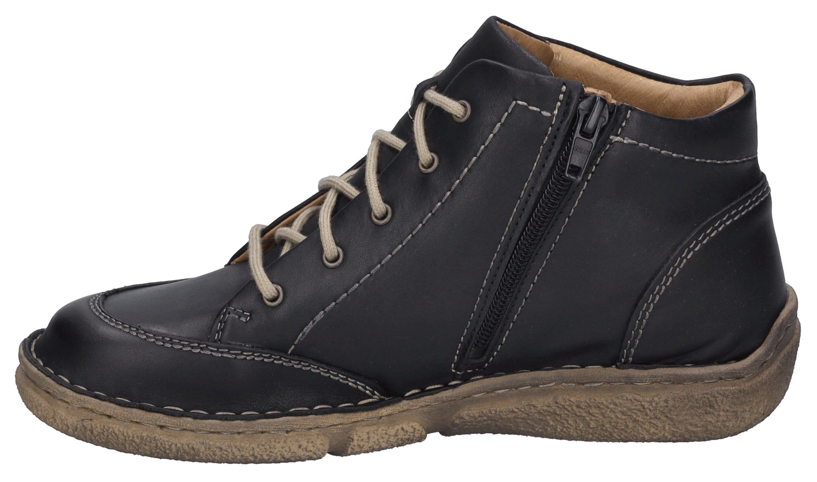 Josef Seibel Hoge veterschoenen NEELE 01 met een ritssluiting