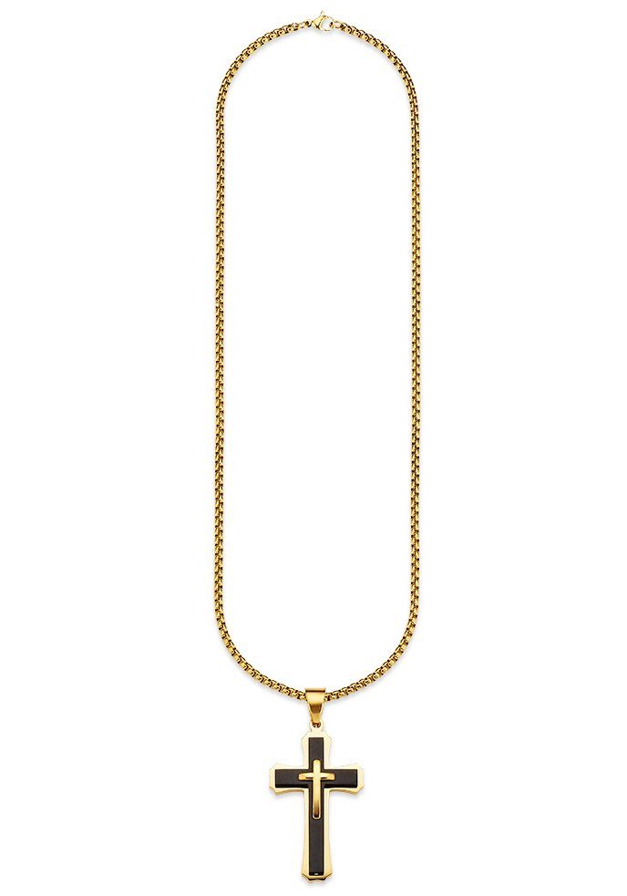 Bruno Banani Ketting met hanger Sieraad cadeau halsketting kruis Venetiaanse ketting