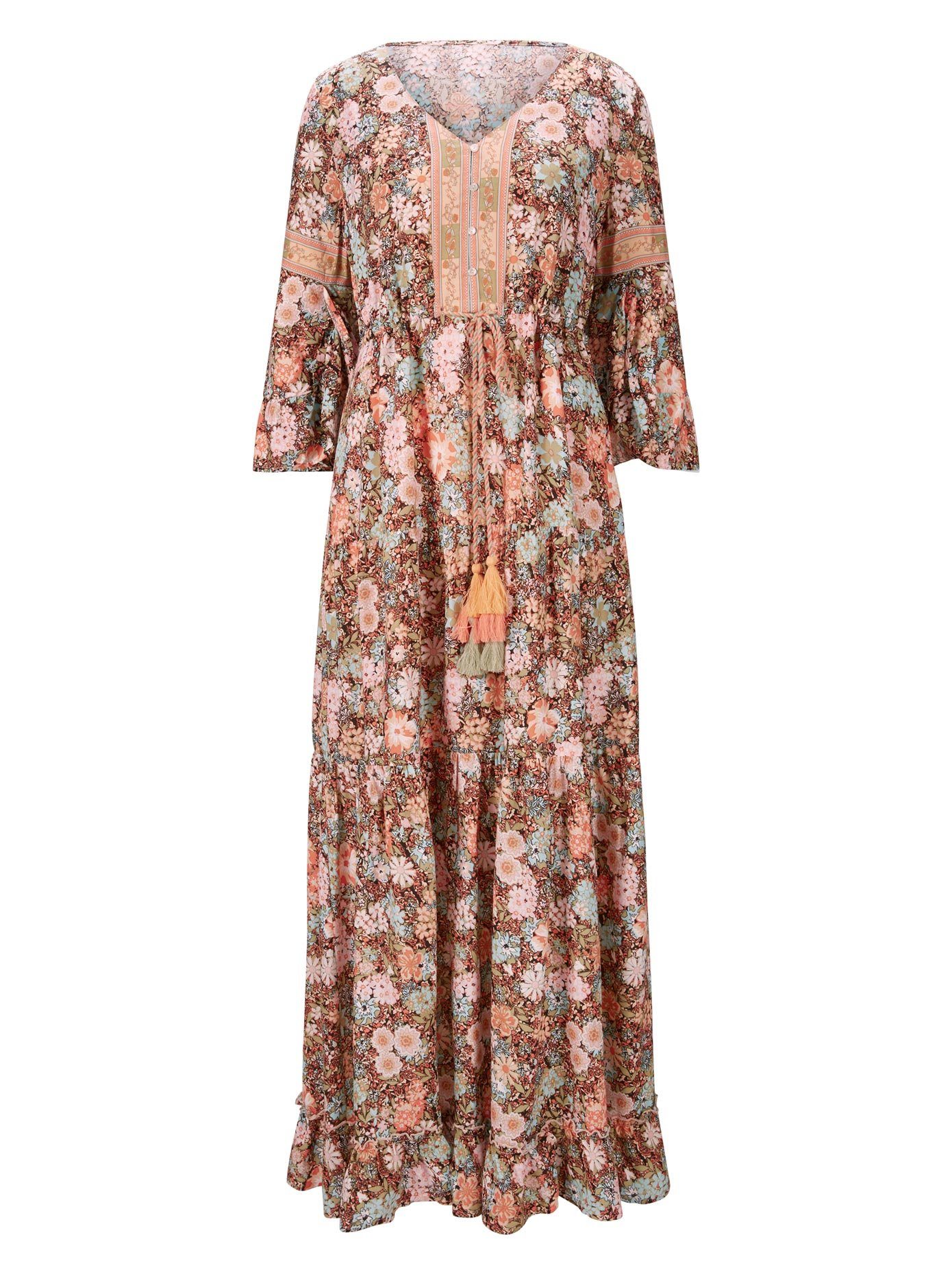 heine Maxi-jurk Gedessineerde jurk