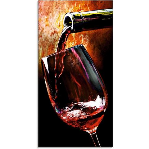 Artland print op glas Wein Rotwein