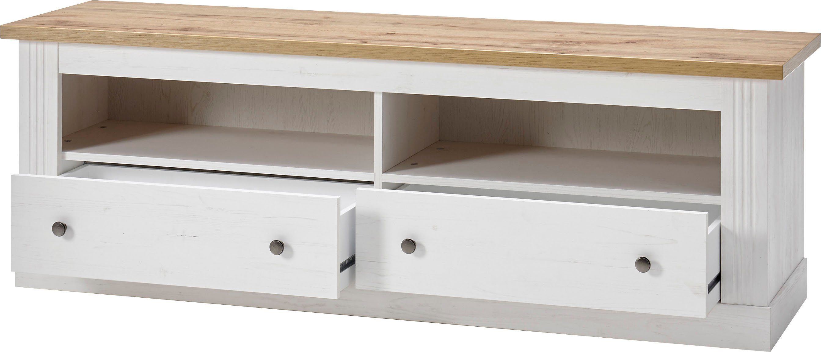 Home affaire Tv-meubel Westminster TOPSELLER! Tv-tafel in romantische rustieke stijl