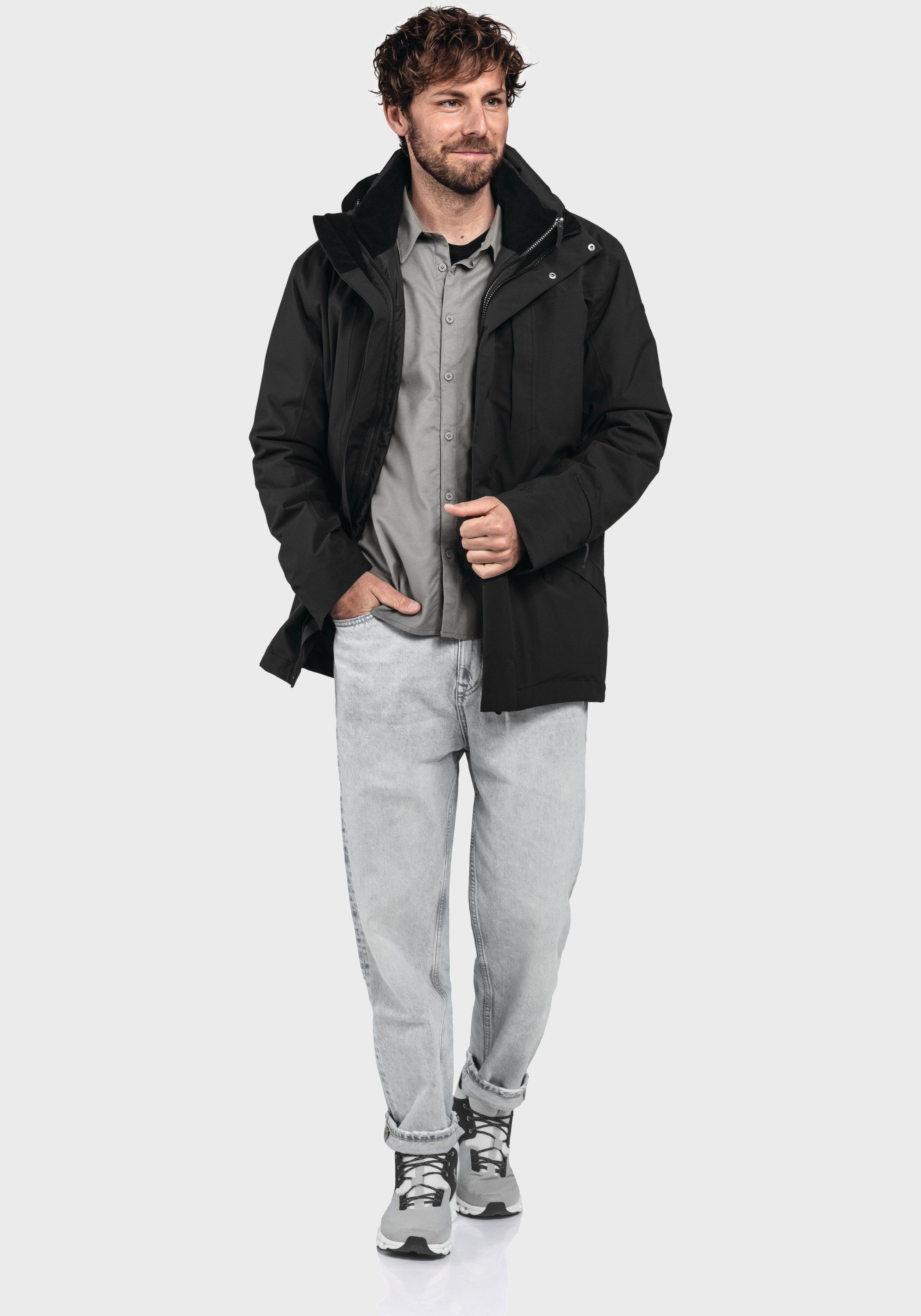 Schöffel 2-in-1-jack Urban 3in1 Parka Style Borkol MNS