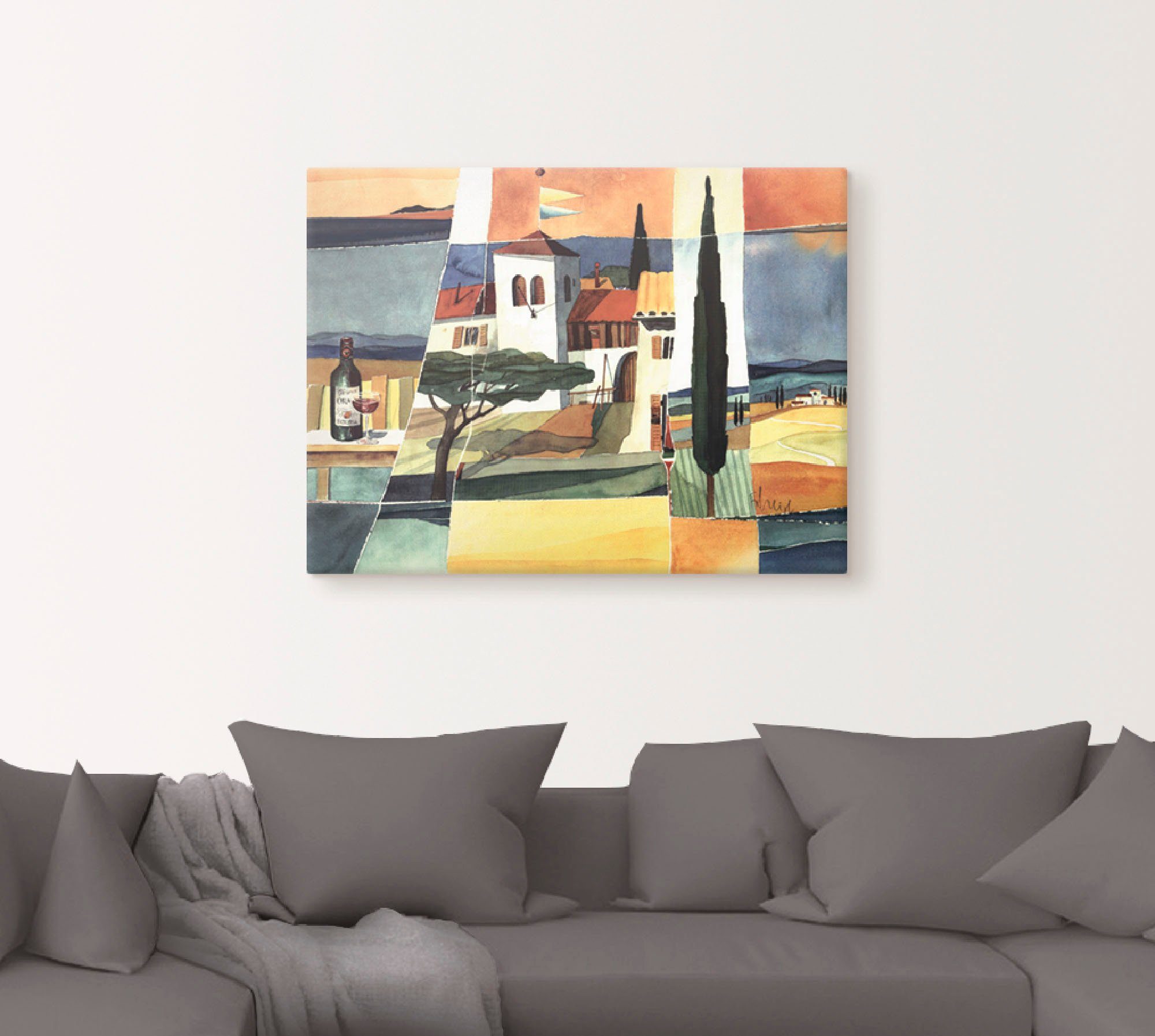 Artland Artprint Italië als artprint op linnen, poster, muursticker in verschillende maten