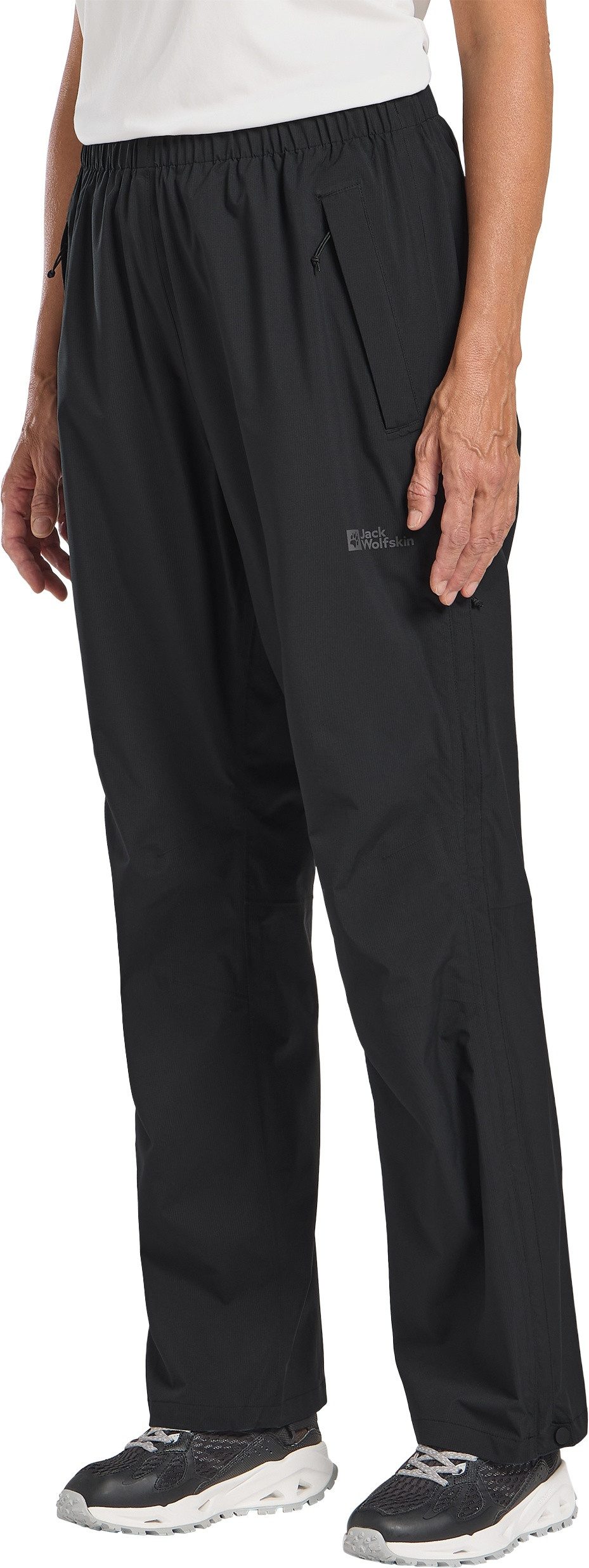 Jack Wolfskin Regenbroek RAINY DAYS 2.5L PANTS W dames broeken maat M (38/40) zwart