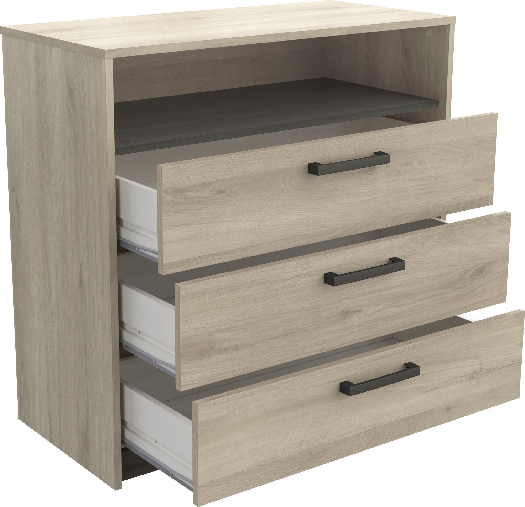 Demeyere GROUP Kast met laden en deuren Watson Ladescommode 3 lades 1 niche