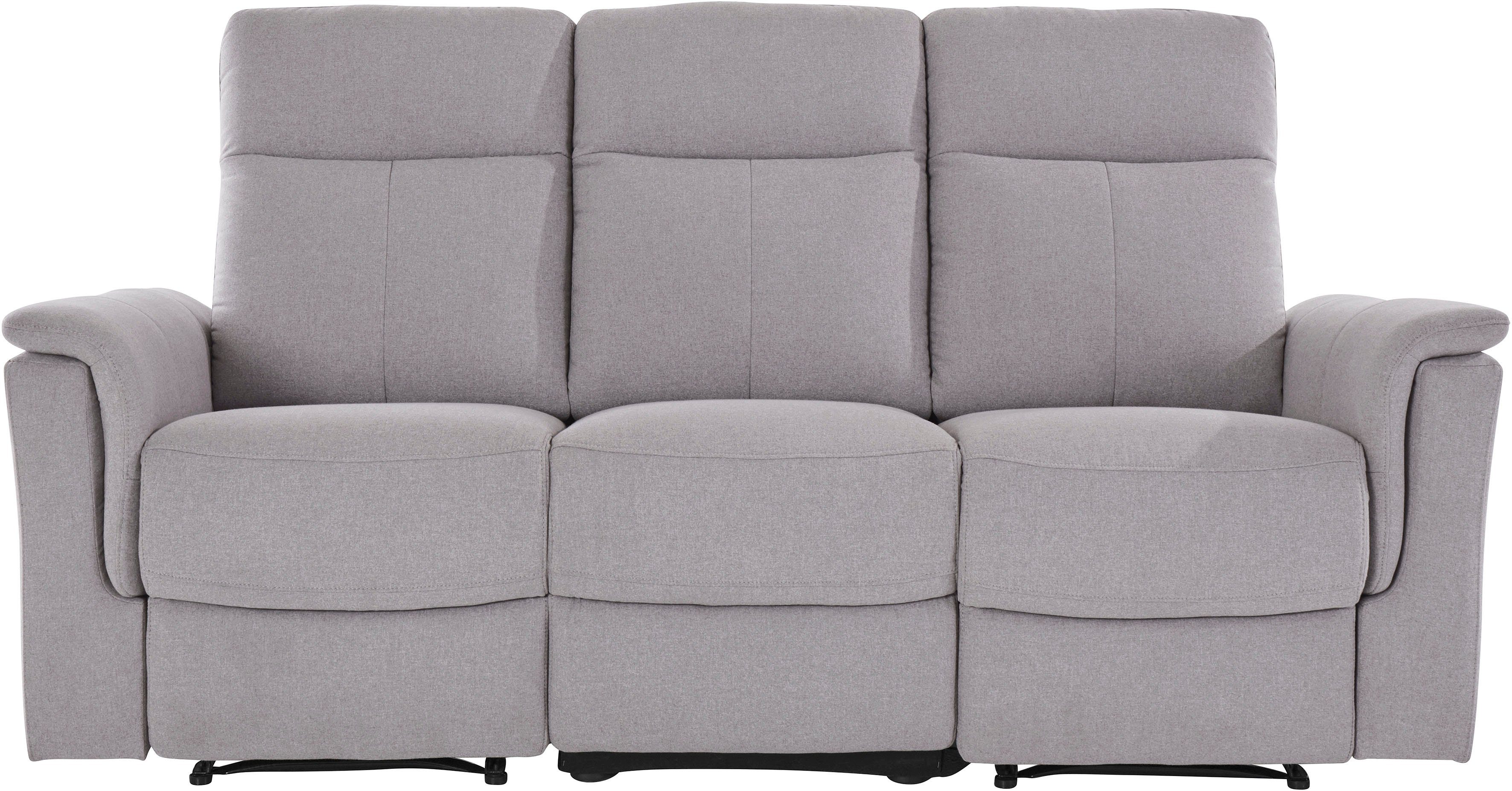 Home affaire 3-zitsbank Southbrook met handmatige en elektrische relaxfunctie