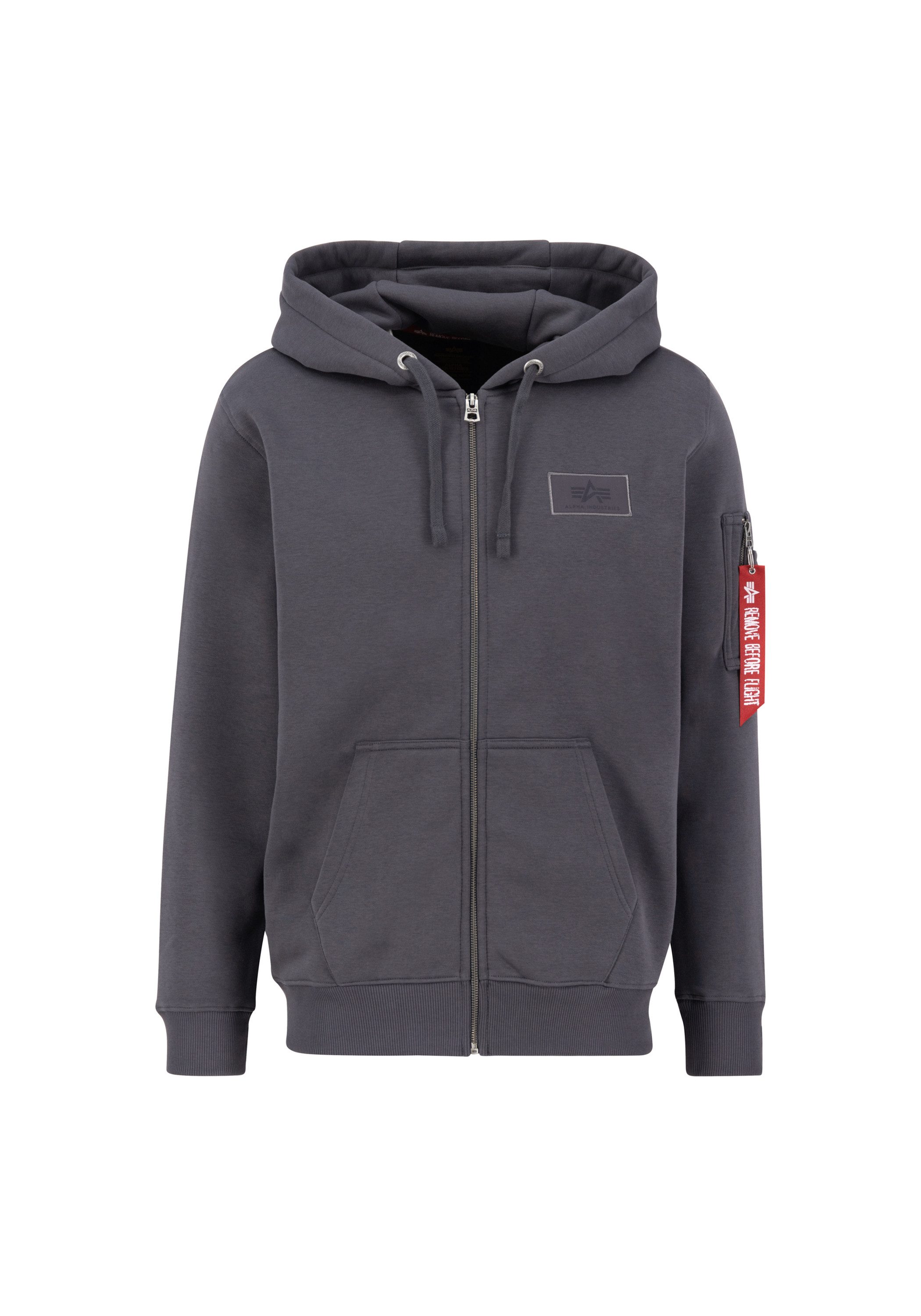 Alpha Industries Hoodie Men Hoodies Back Print Zip Hoody