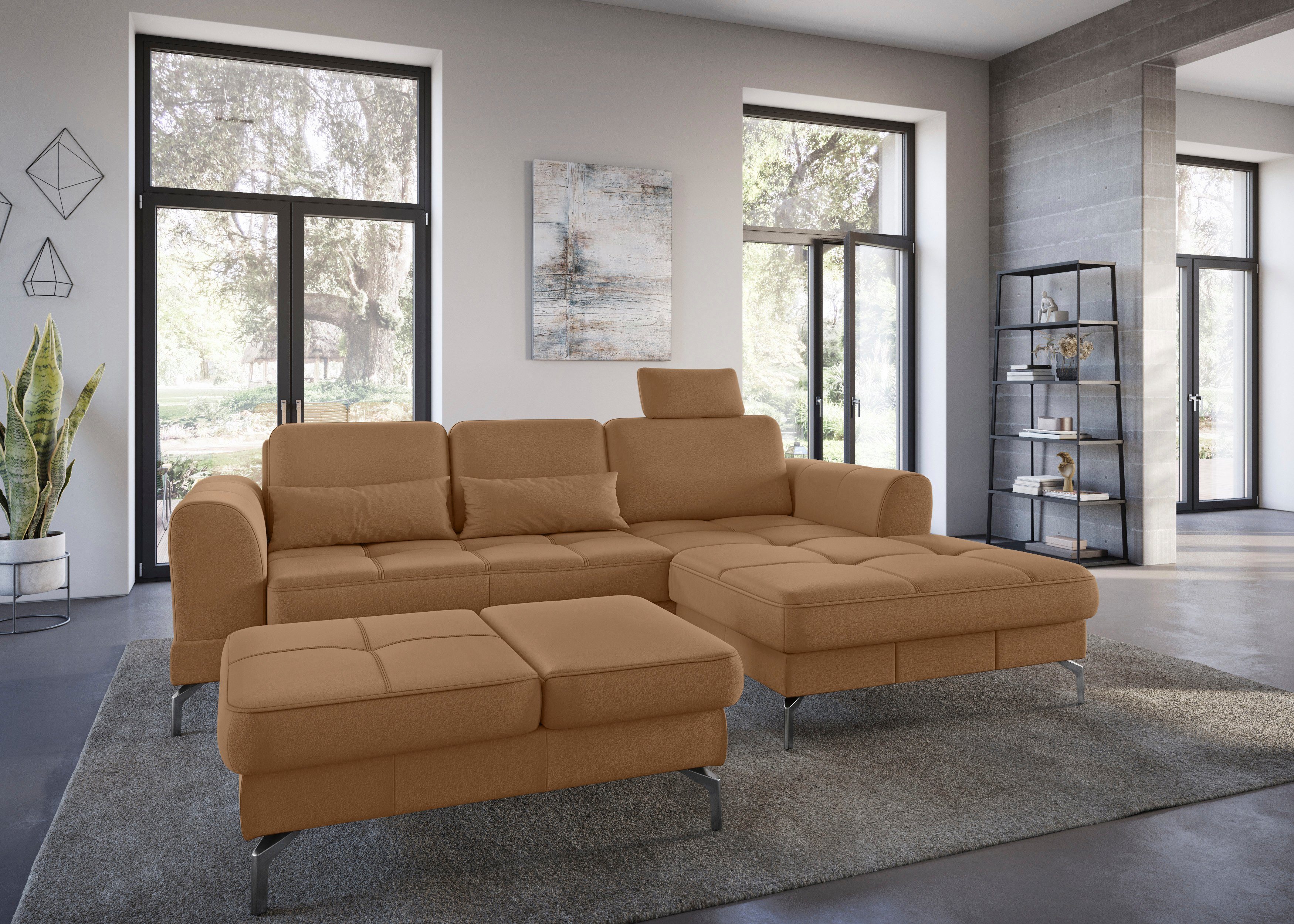 sit&more Hocker Bendigo met inklapfunctie, bodemvrijheid 15 cm, naar keuze in 2 pootkleuren