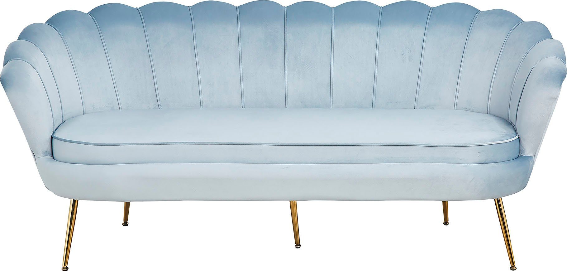 SalesFever 3-zitsbank Clam opvallend schelpdesign, breedte 180 cm