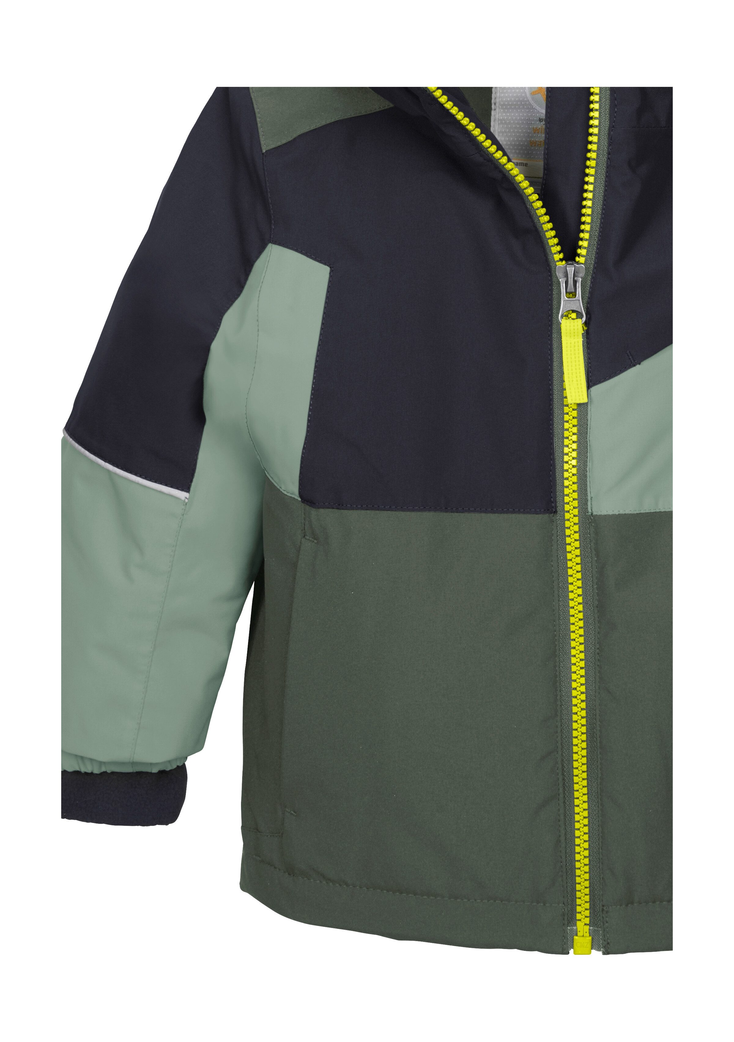 first instinct by killtec Ski-jack FISW 42 MNS SKI JCKT Functionele jas: waterdicht, colourblock, mouwen verlengbaar