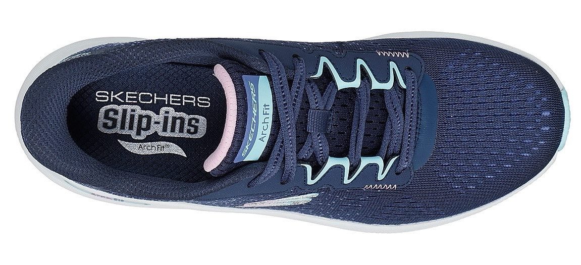 Skechers Slip-on sneakers ARCH FIT 2.0 , vrijetijdsschoen met slip-ins met vetersluiting