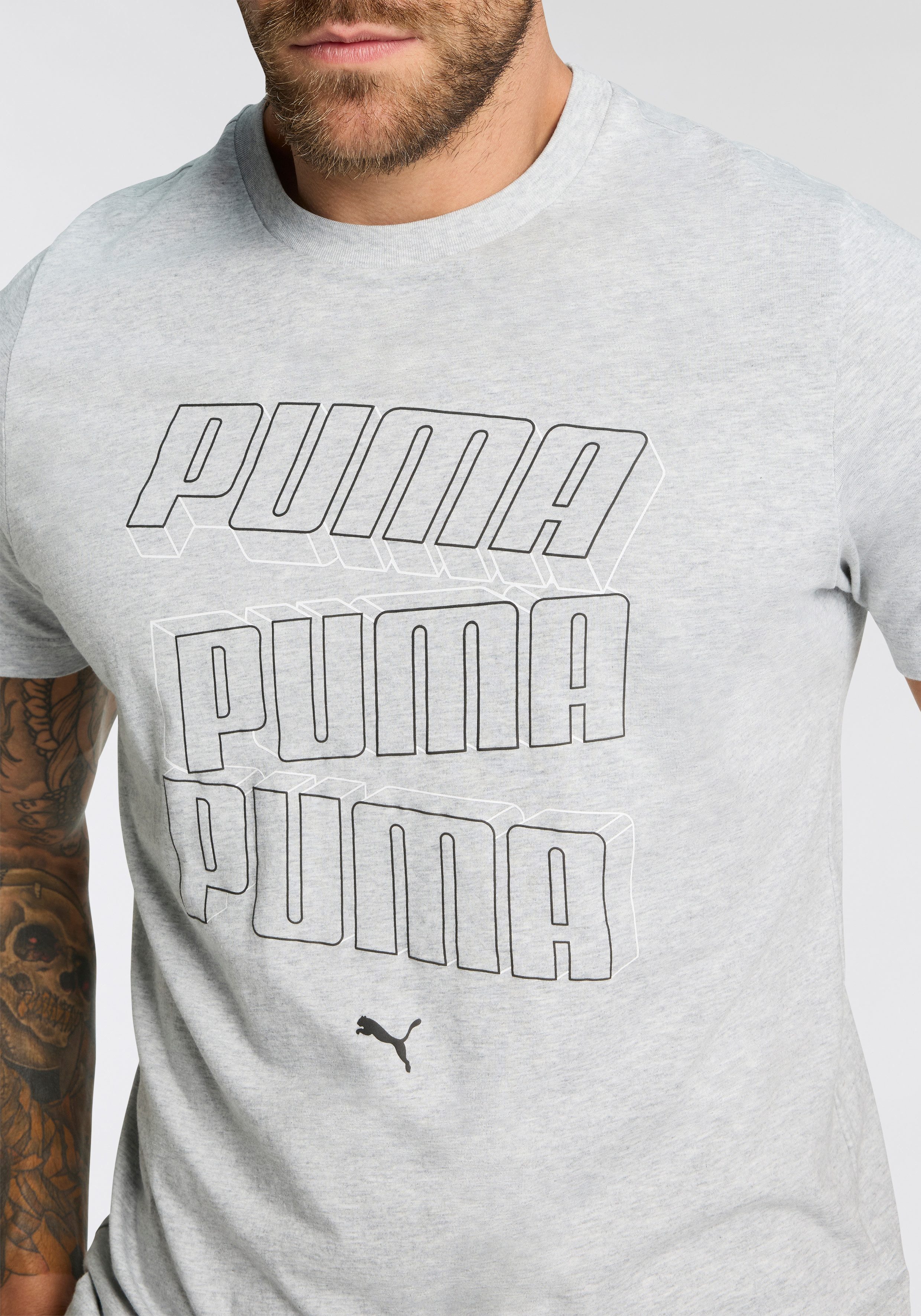 PUMA T-shirt ESS LOGO LAB HOG TEE