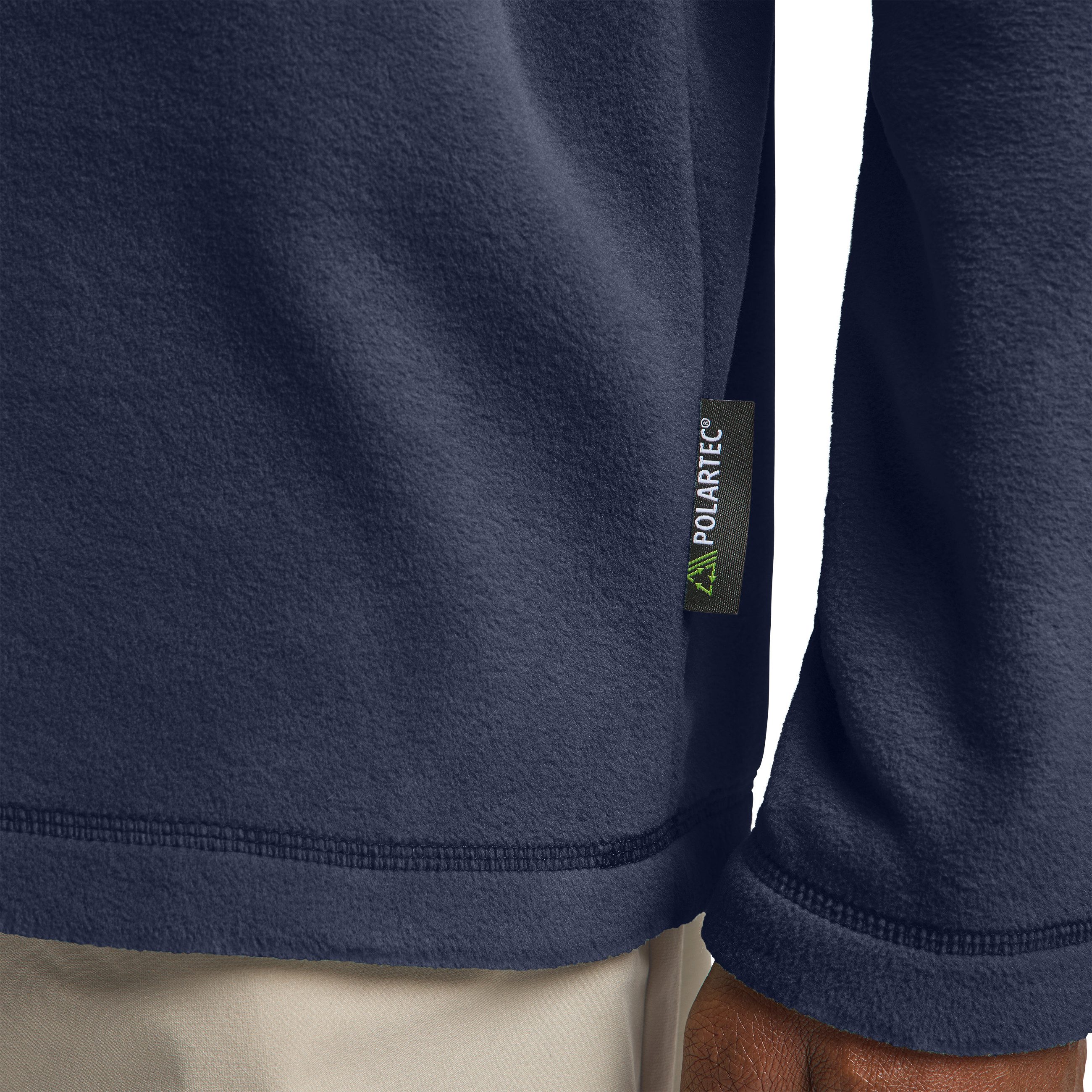 Jack Wolfskin Fleecetrui TAUNUS HZ M van gerecycled polyester, ademend