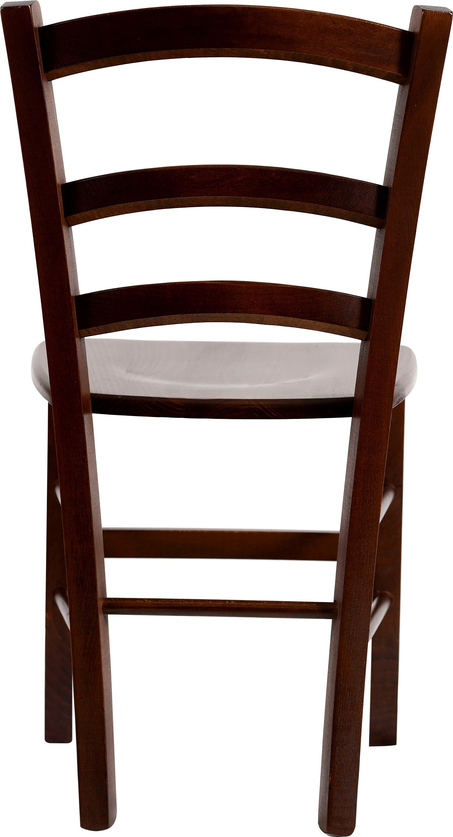 Home affaire Eetkamerstoel Super Paesana van massief beukenhout (set, 2 stuks)